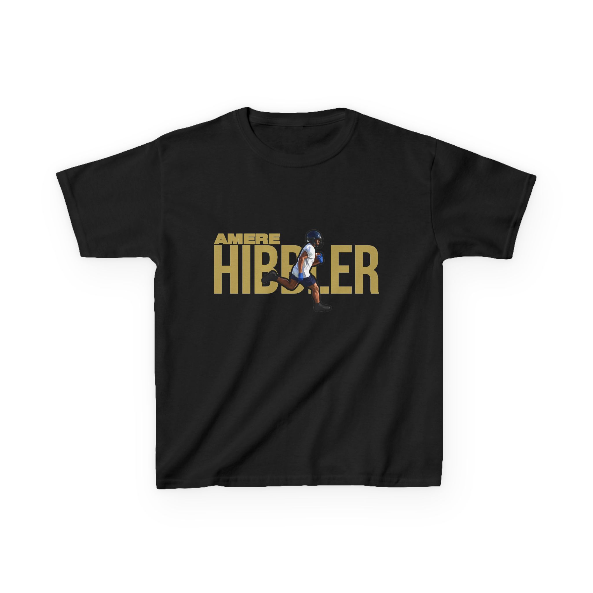 Youth Tee — character_player_name in Black
