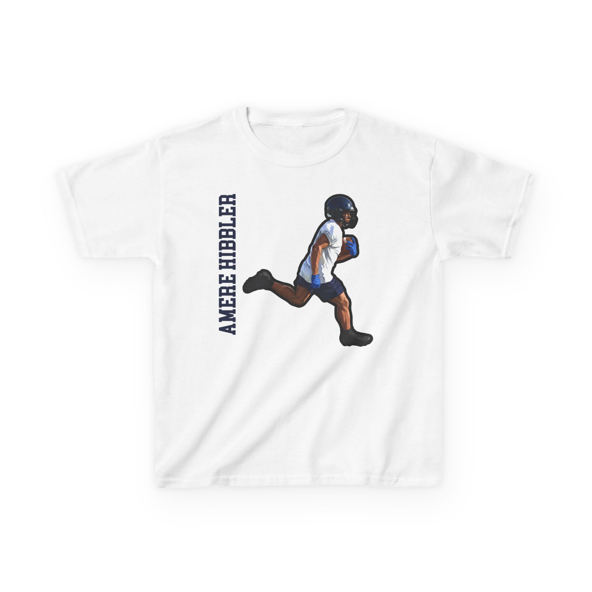 Youth Tee — character_name_vertical in White