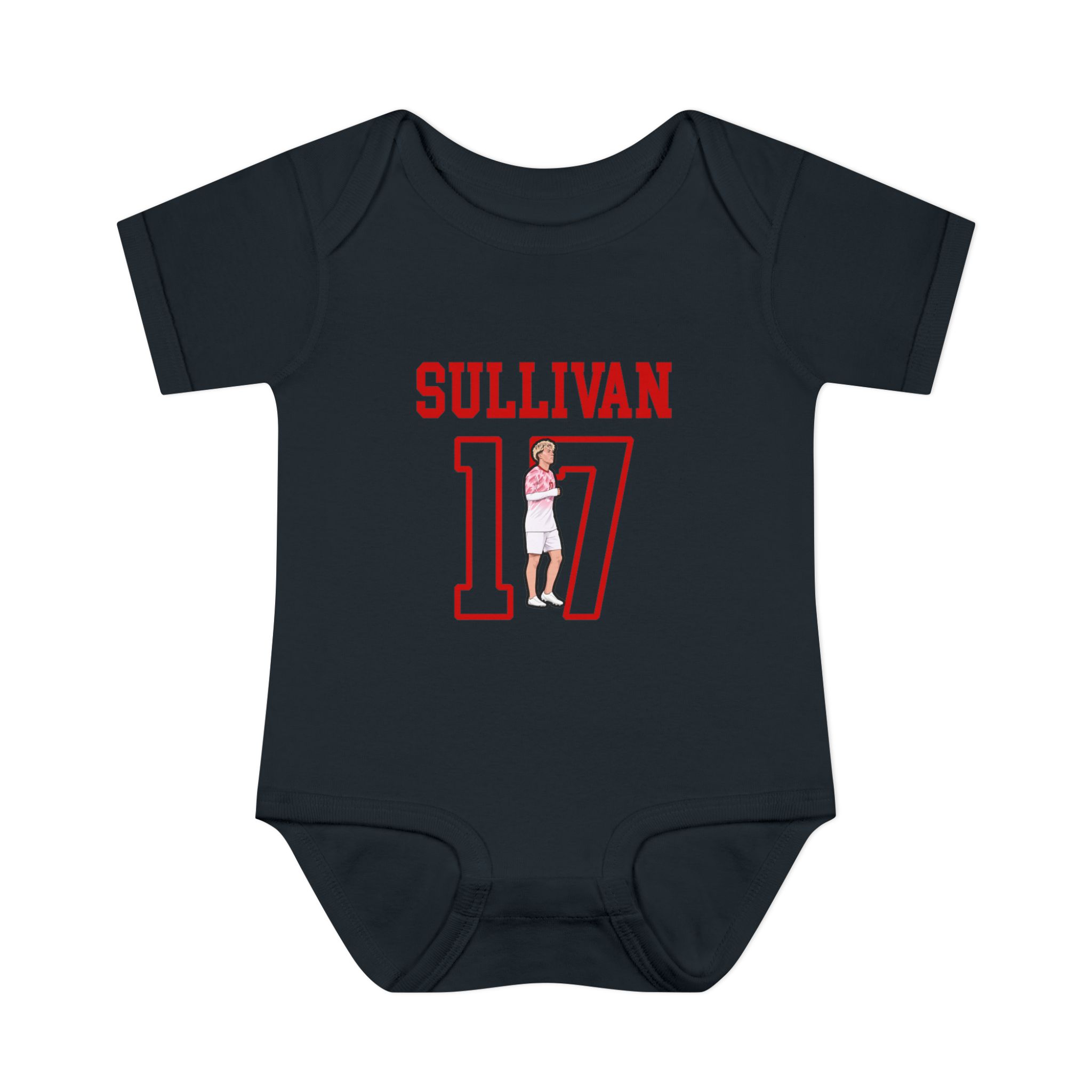Baby Onesie — character_shirsey in Black