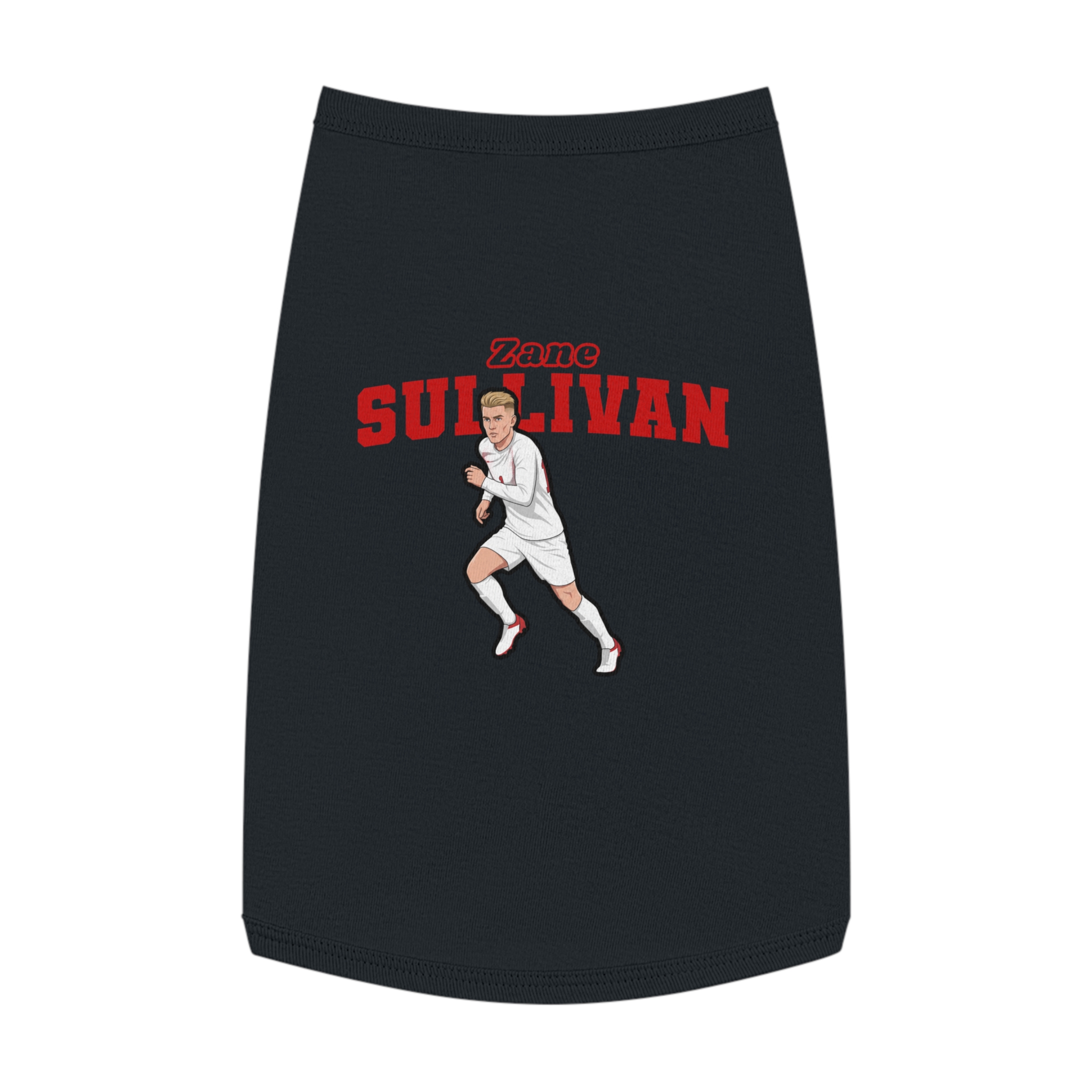 Pet Tank Top — character_name_arch in White