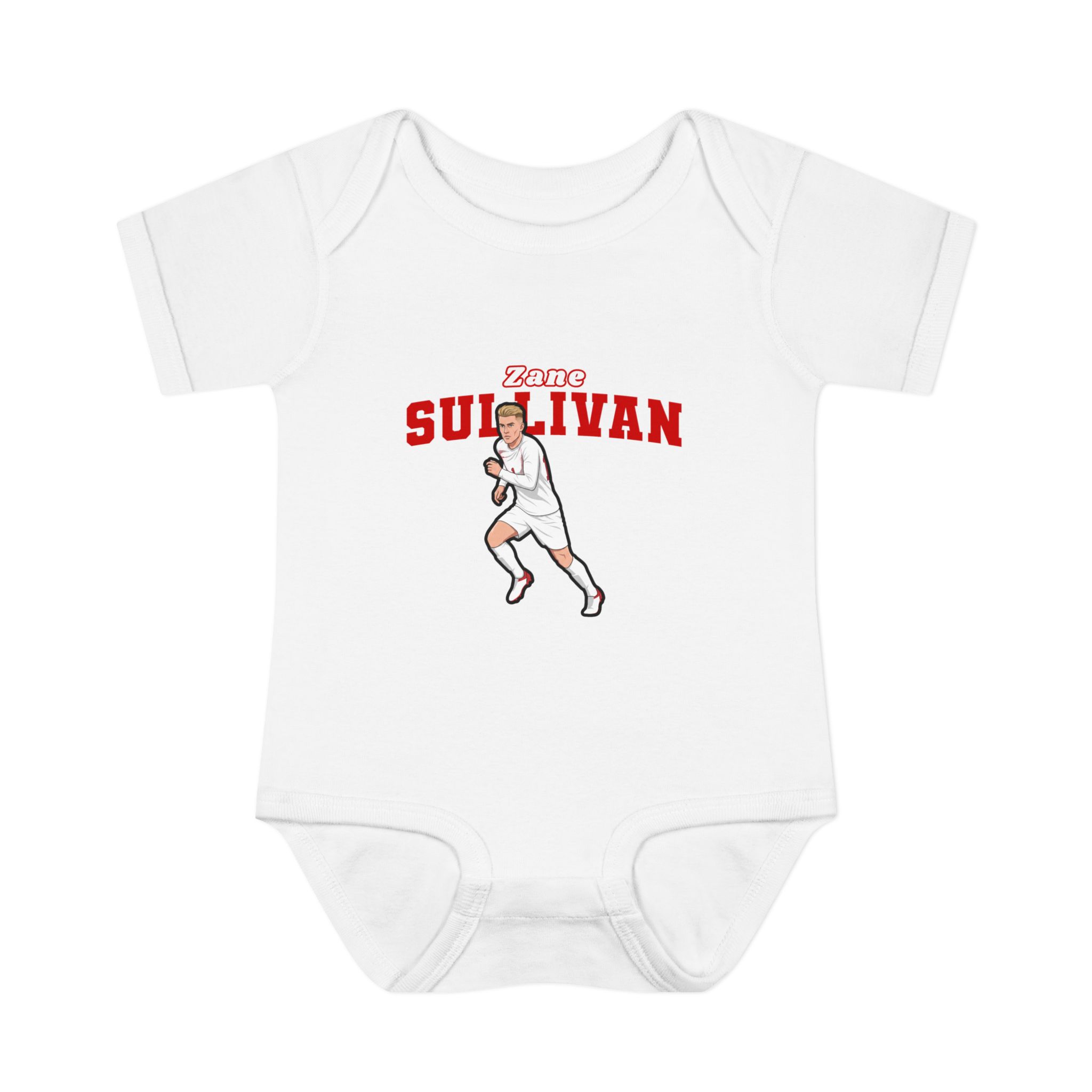 Baby Onesie — character_name_arch in White