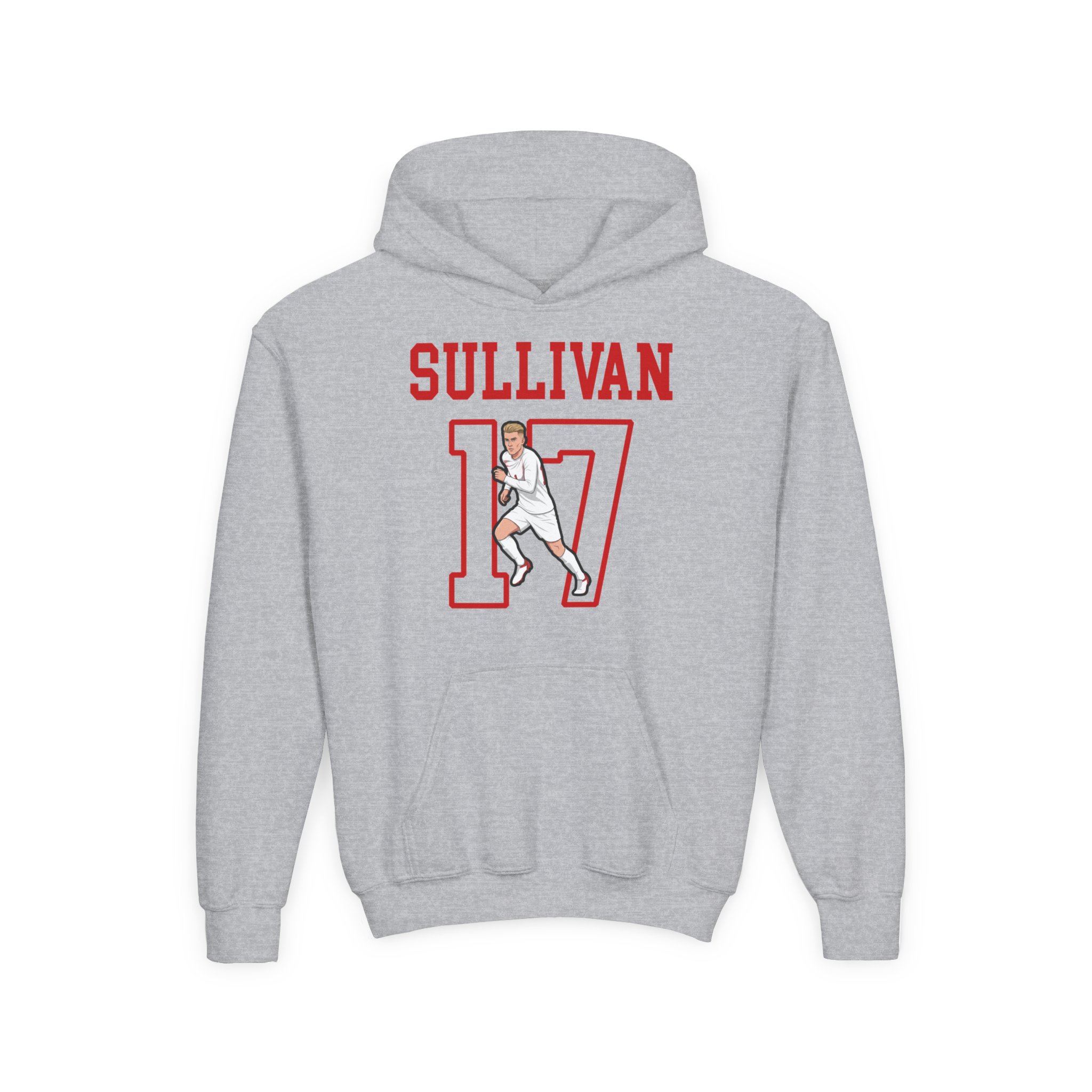 Youth Hoodie — character_shirsey in Grey