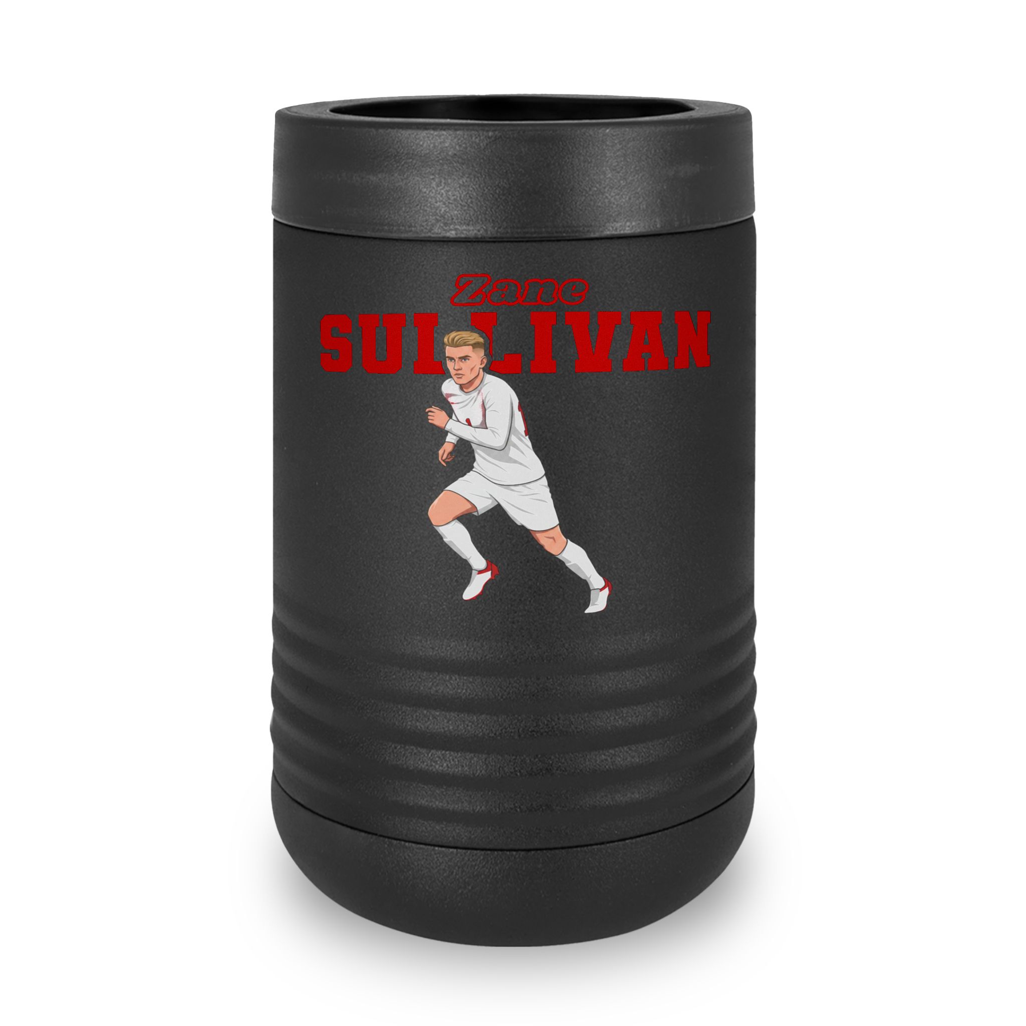 Stainless Can Cooler — character_name_arch in Black