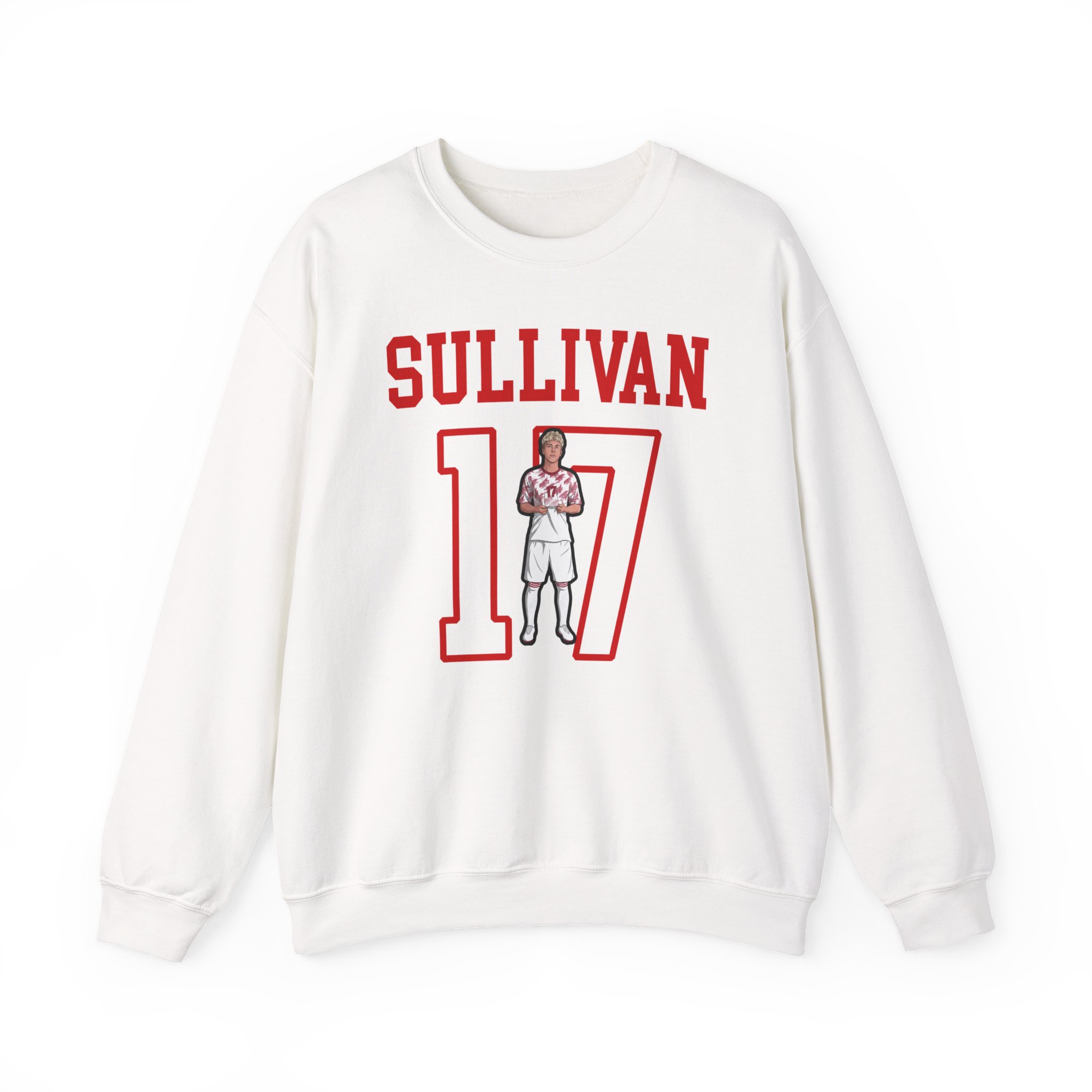 Crewneck Sweatshirt — character_shirsey in White