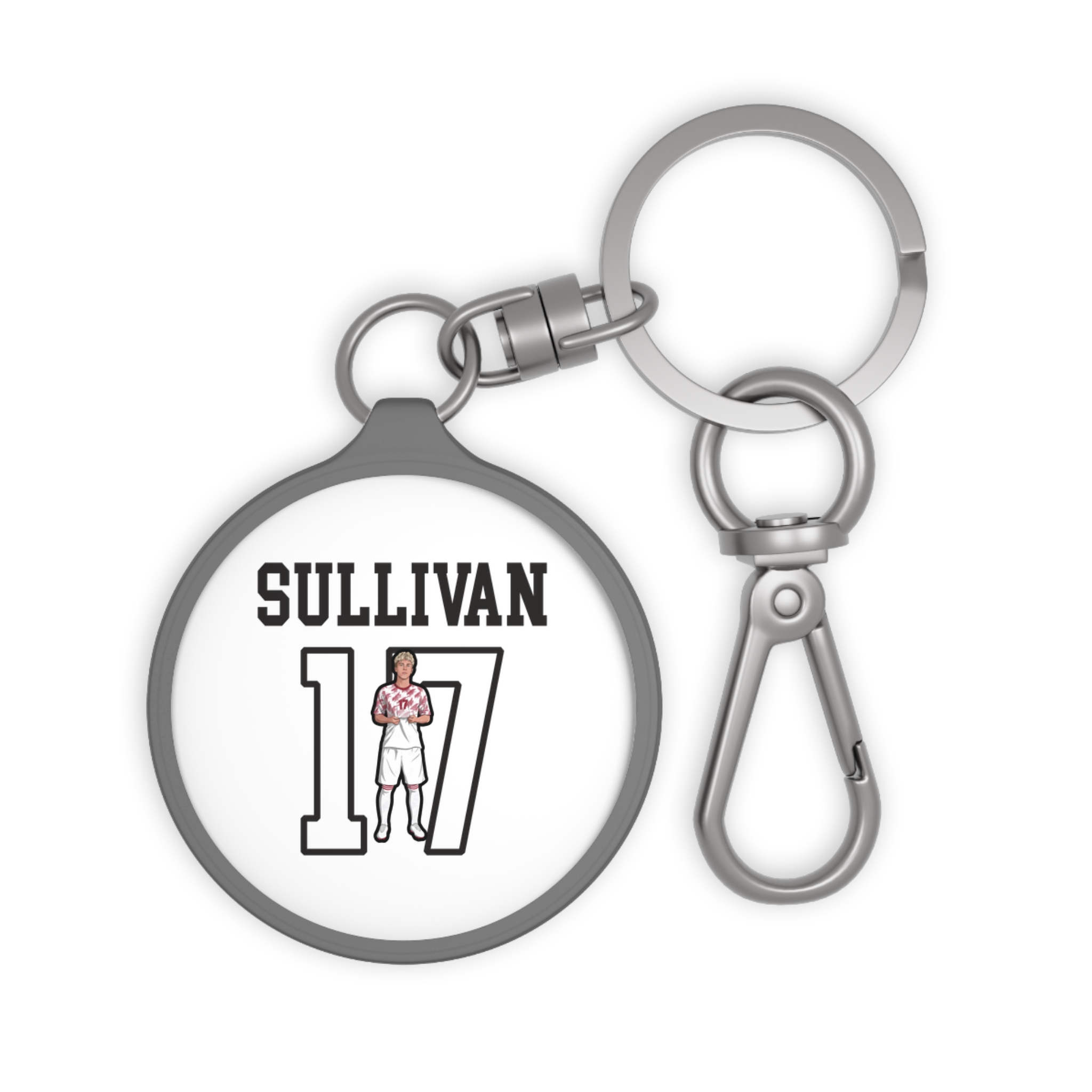 Keychain — character_shirsey in Grey