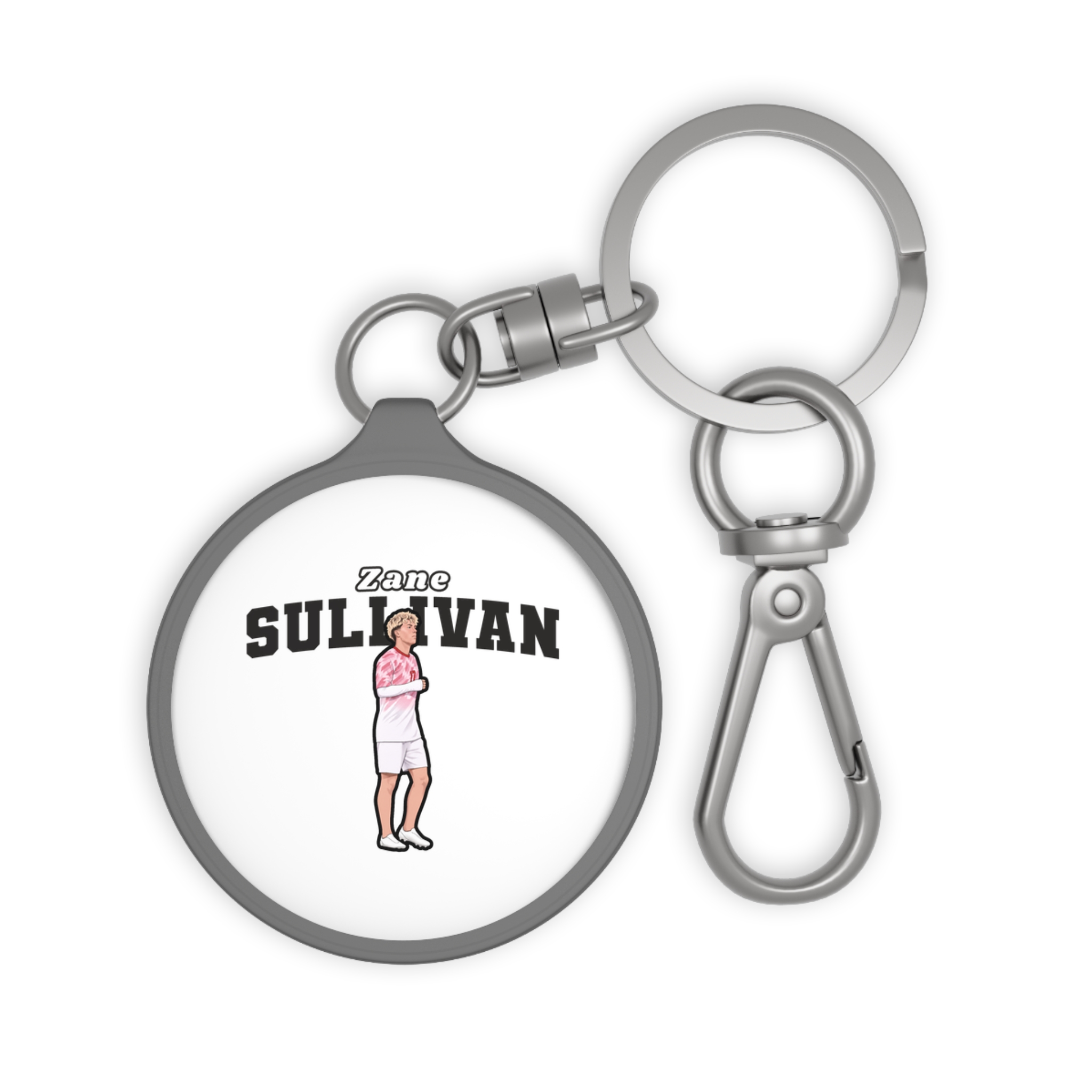 Keychain — character_name_arch in Grey