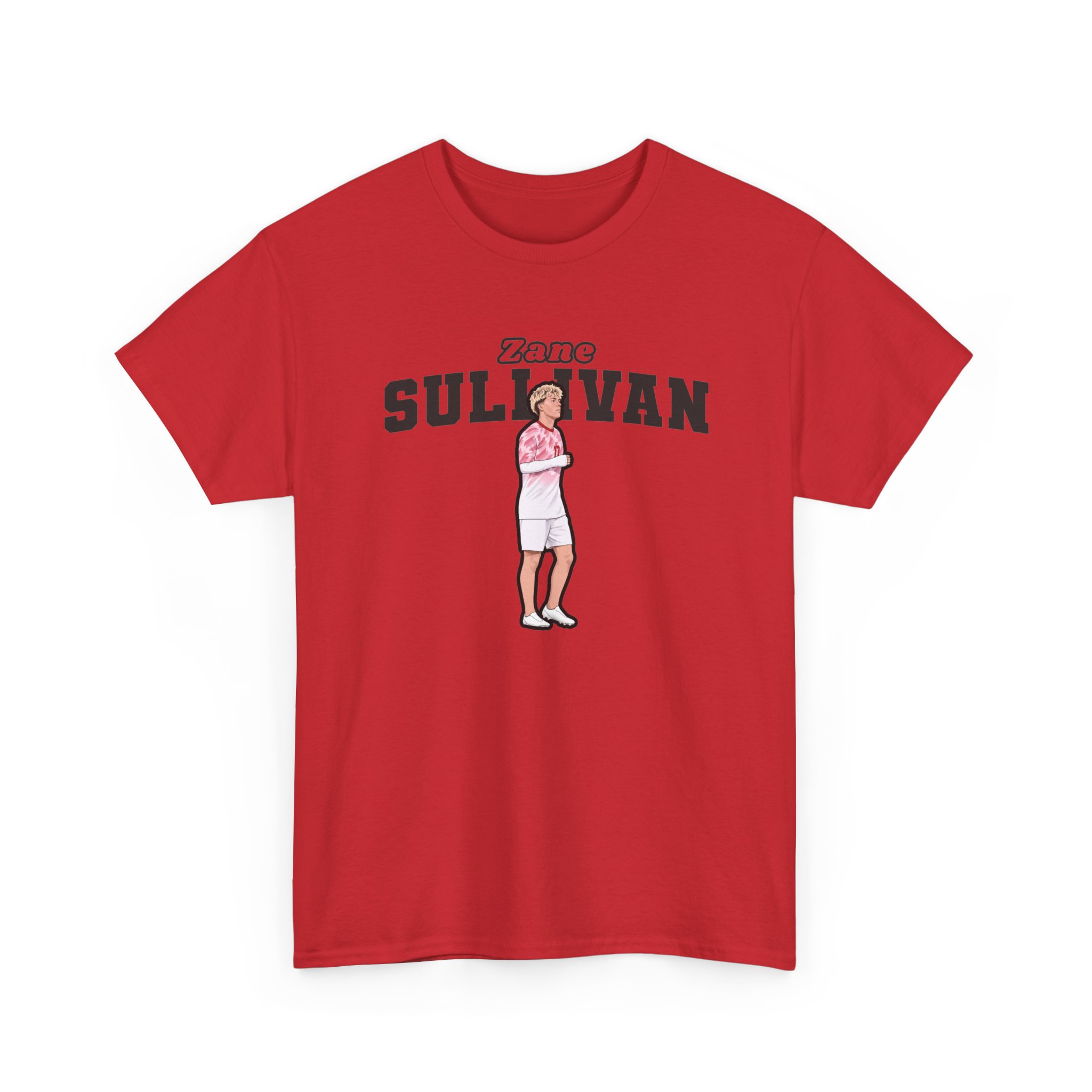 Tee — character_name_arch in Red