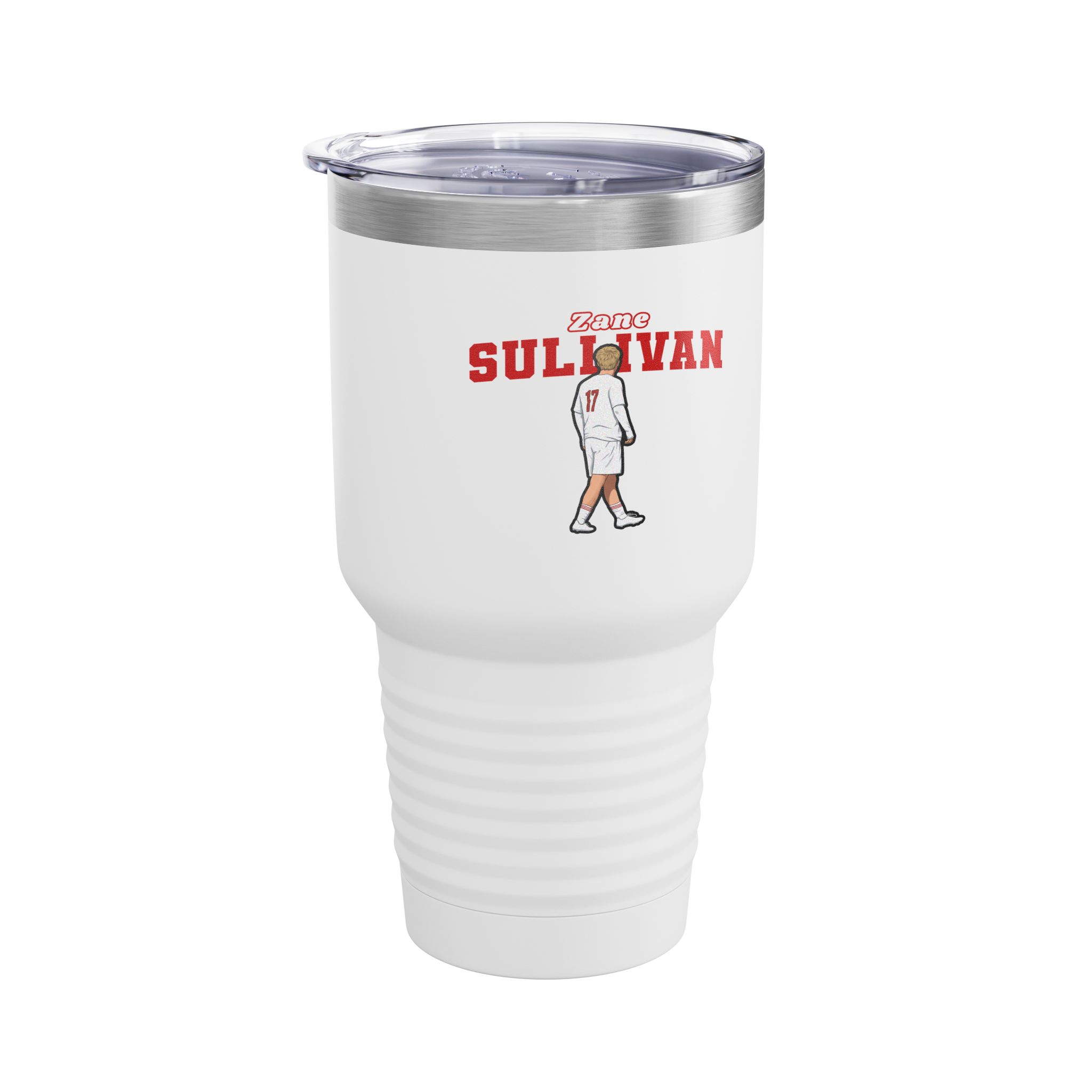 30oz Tumbler — character_name_arch in White