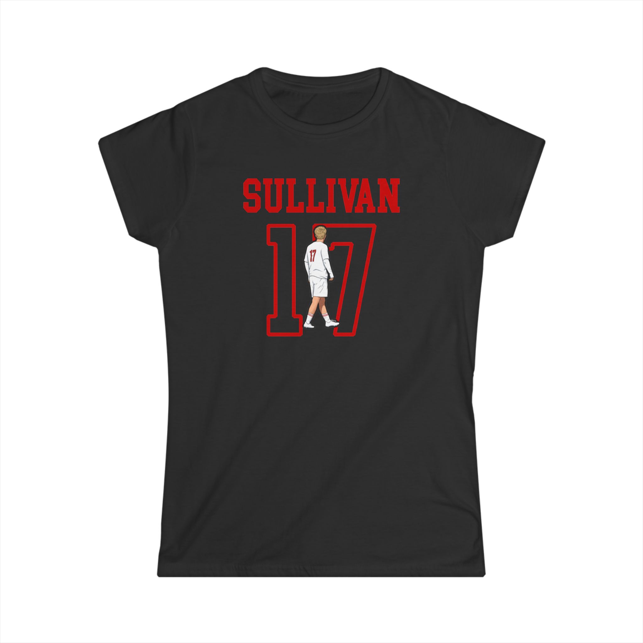 Women's Softstyle Tee — character_shirsey in Black