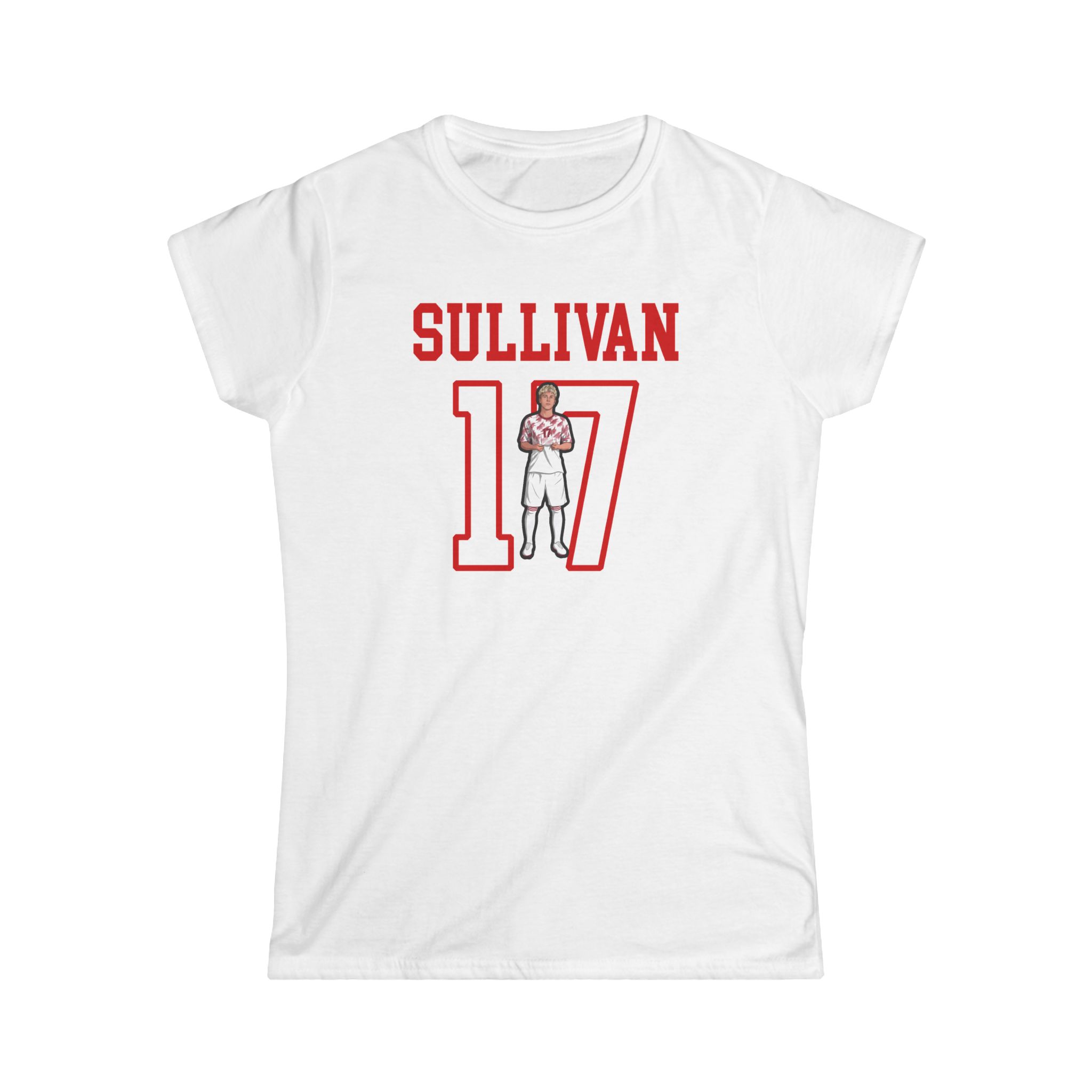 Women's Softstyle Tee — character_shirsey in White