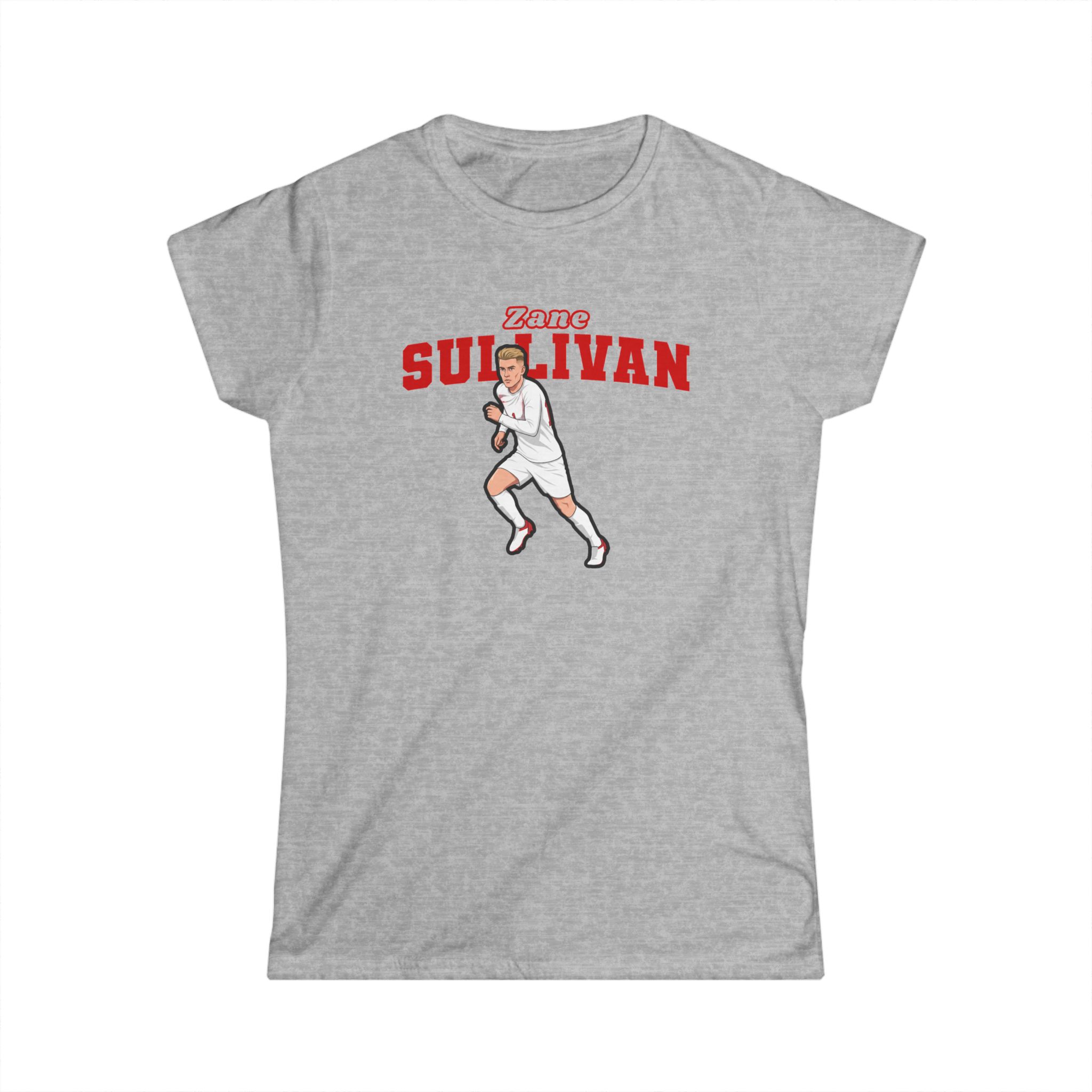 Women's Softstyle Tee — character_name_arch in Grey