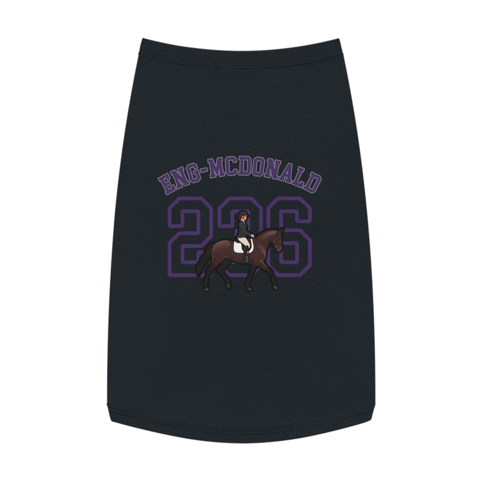 Pet Tank Top — character_shirsey_arch in White