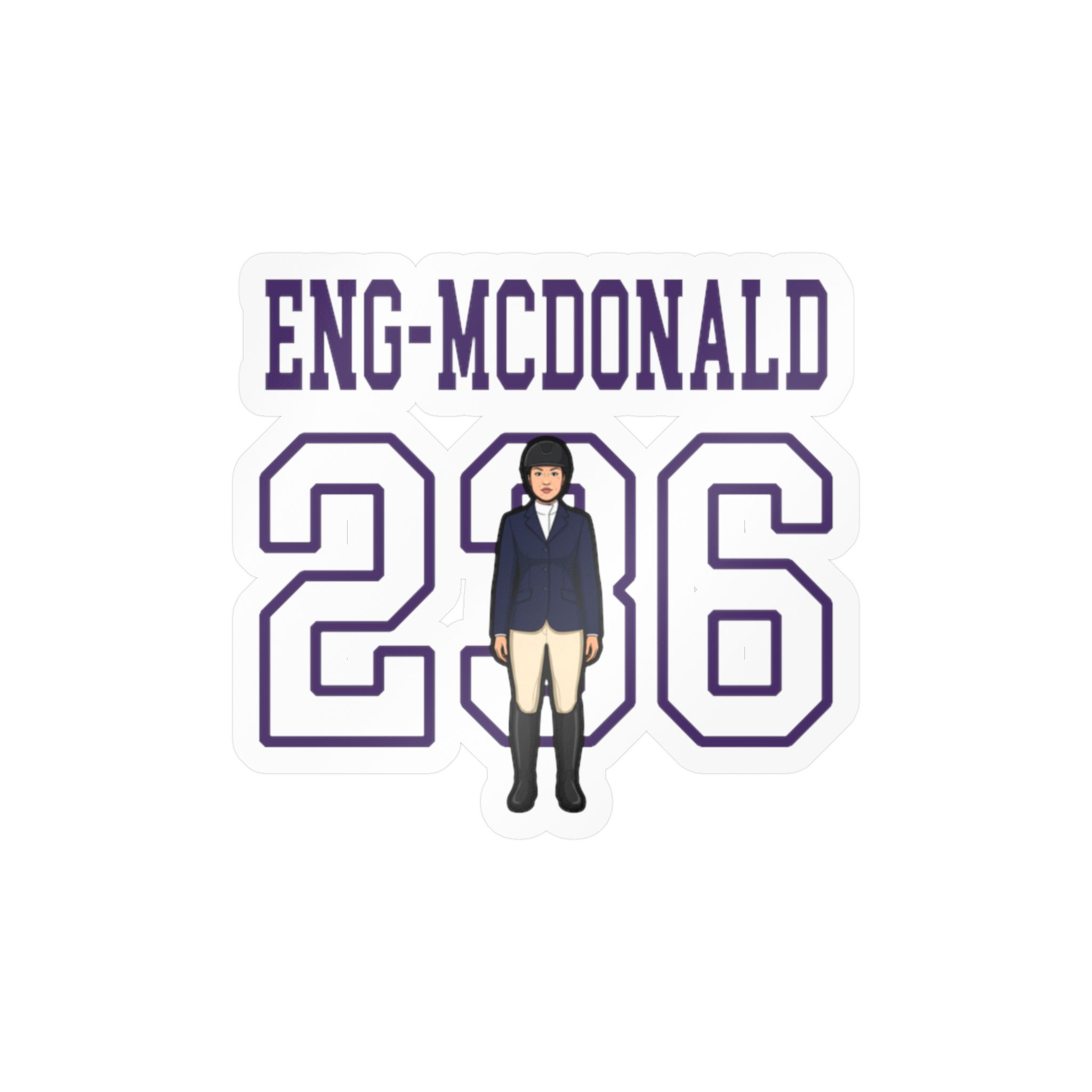 Vinyl Sticker — character_shirsey in Classic