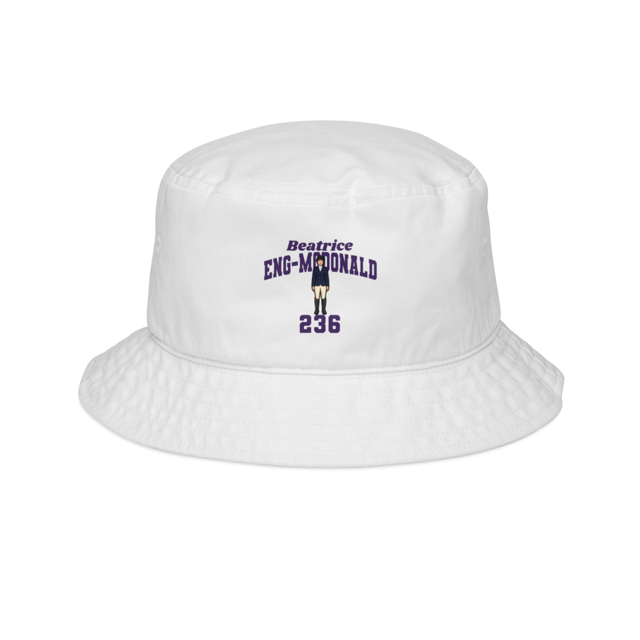 Bucket Hat — character_signature_arch in White