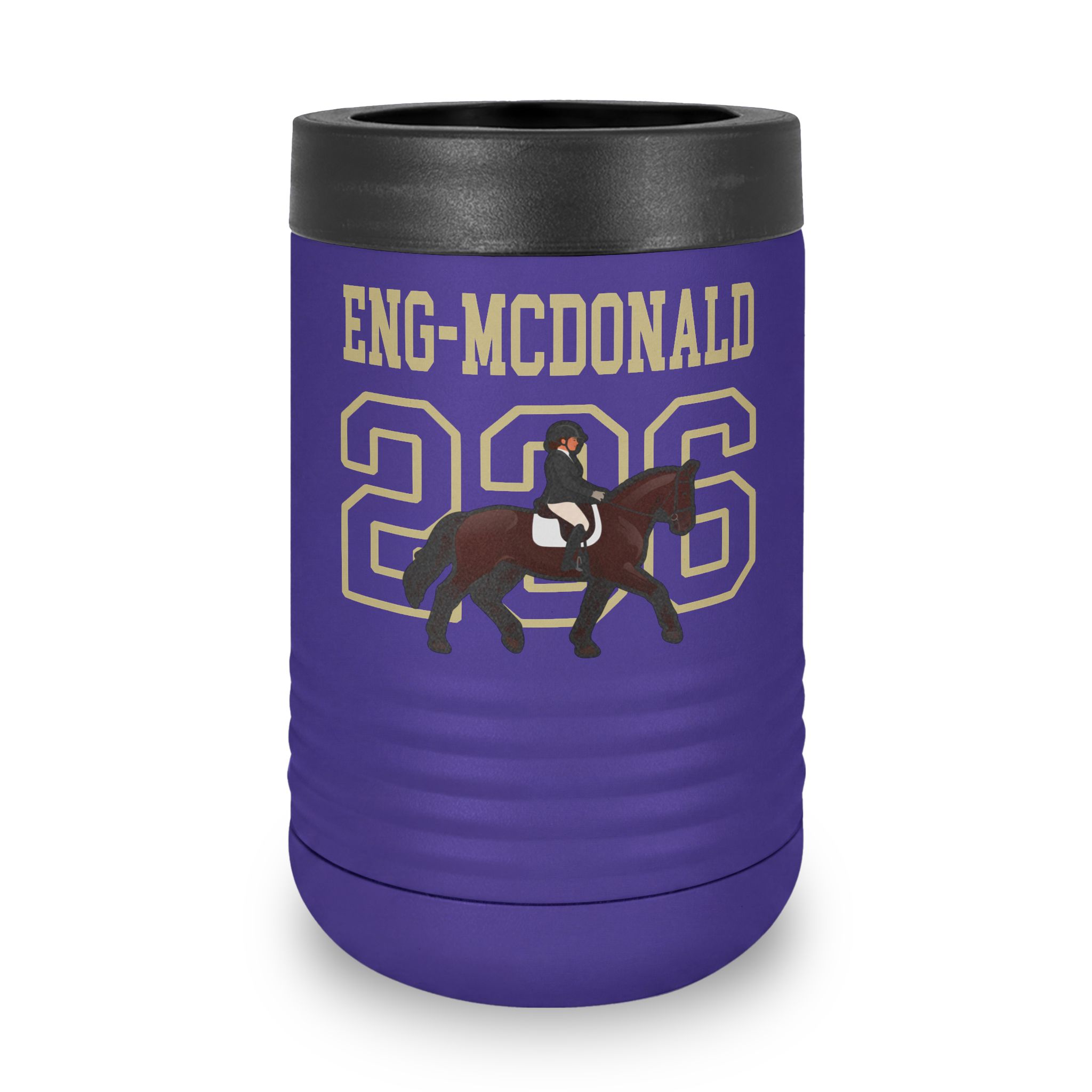 Stainless Can Cooler — character_shirsey in Purple