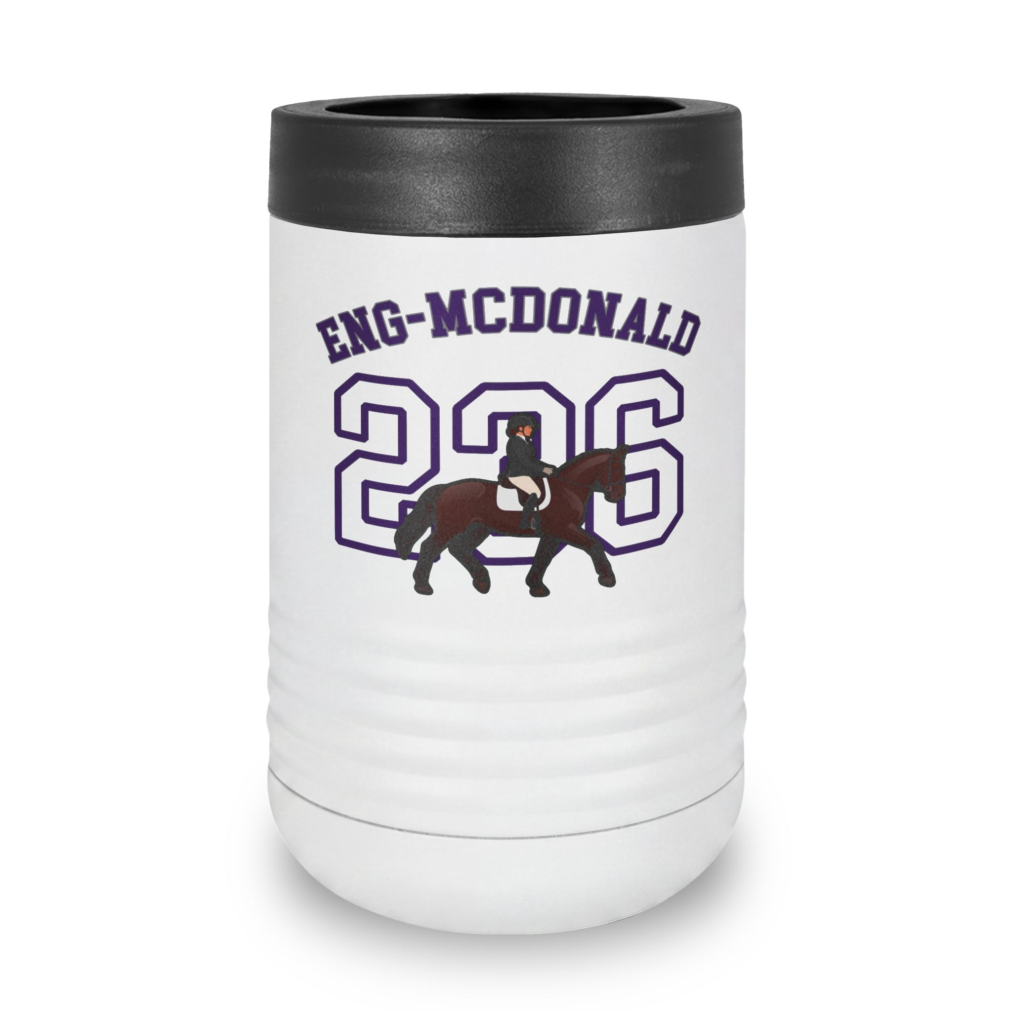 Stainless Can Cooler — character_shirsey_arch in White