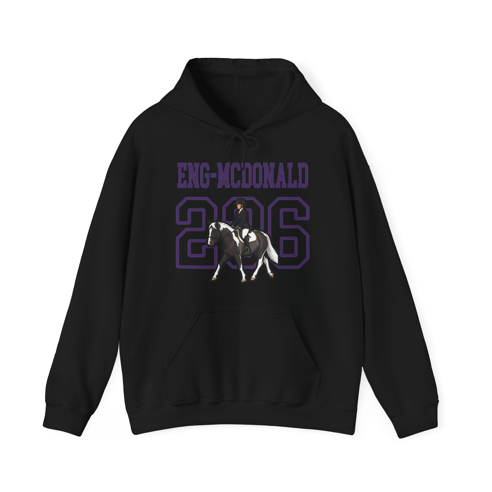 Hoodie — character_shirsey in Black