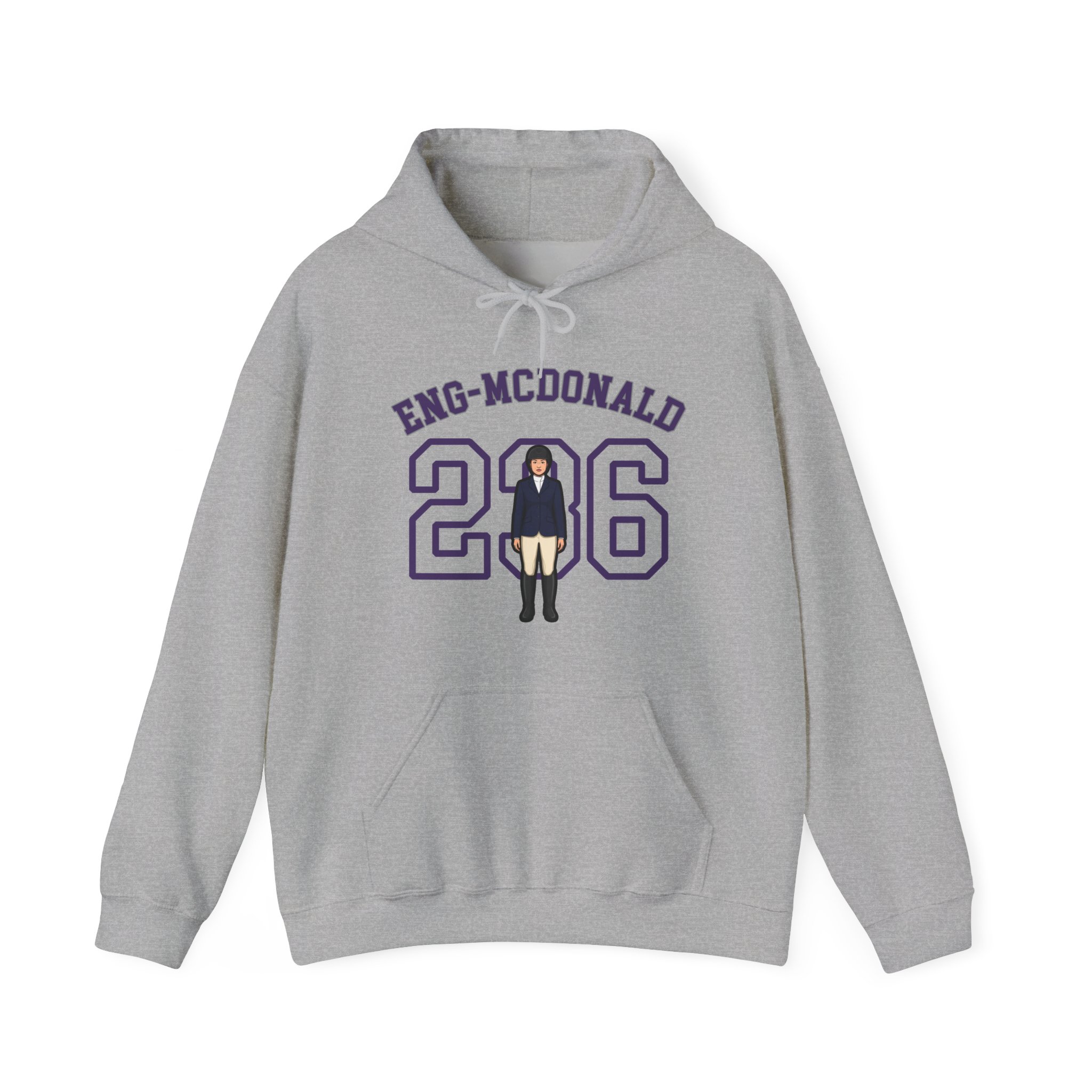 Hoodie — character_shirsey_arch in Grey