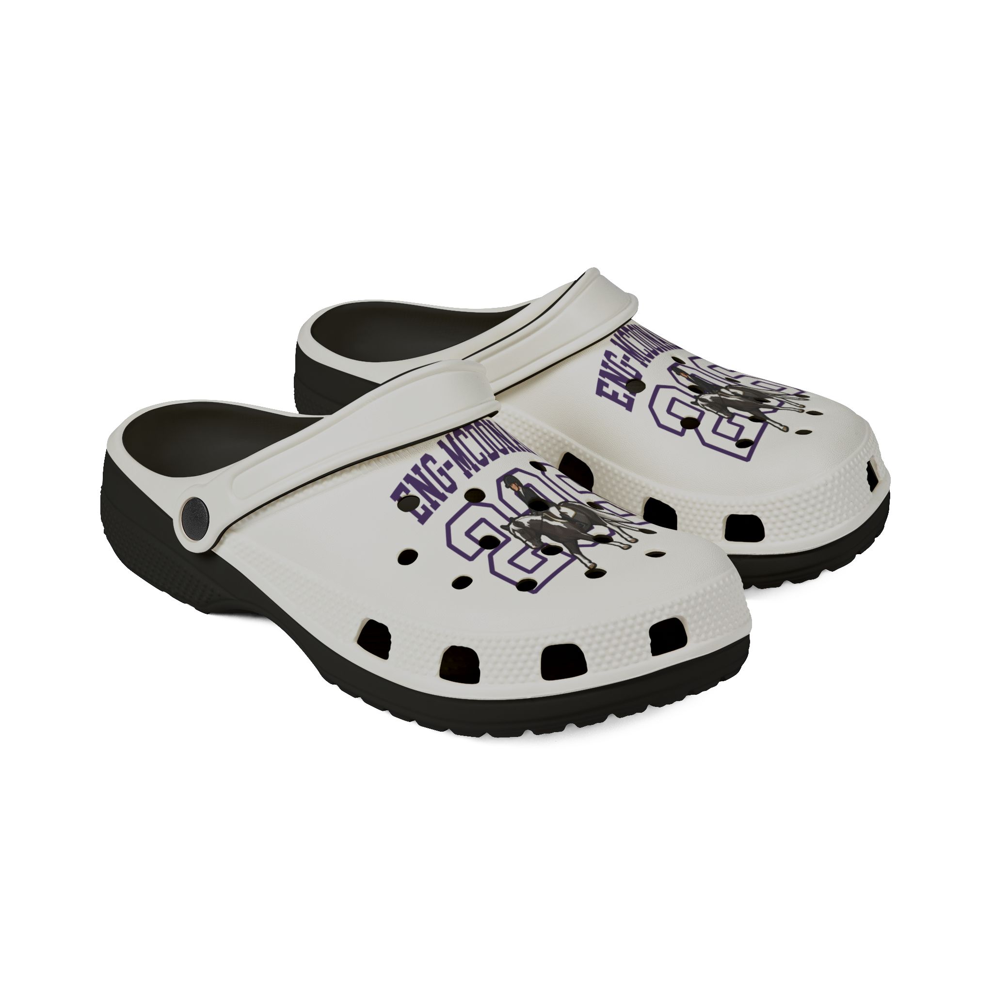 Rubber Clogs — character_shirsey in Black