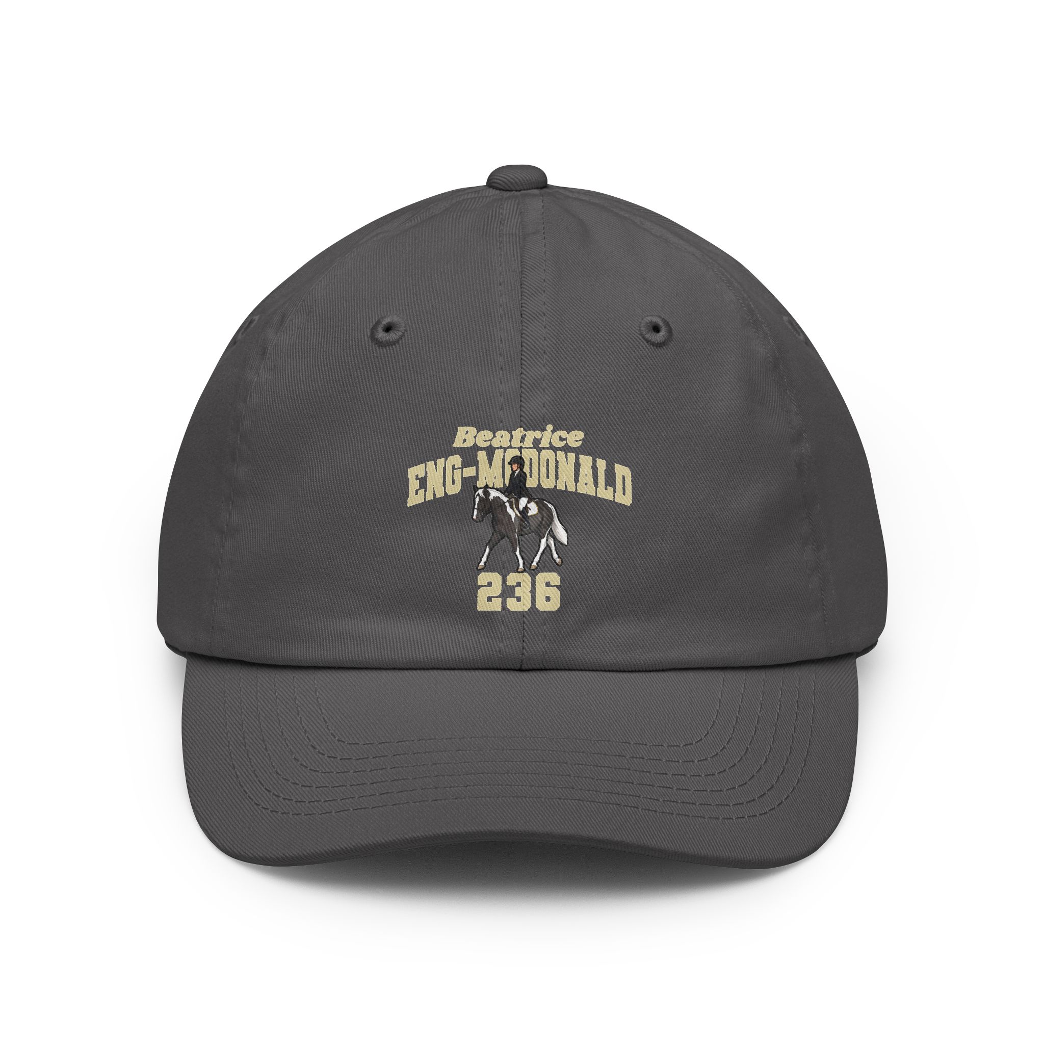 Classic Cap — character_signature_arch in Grey