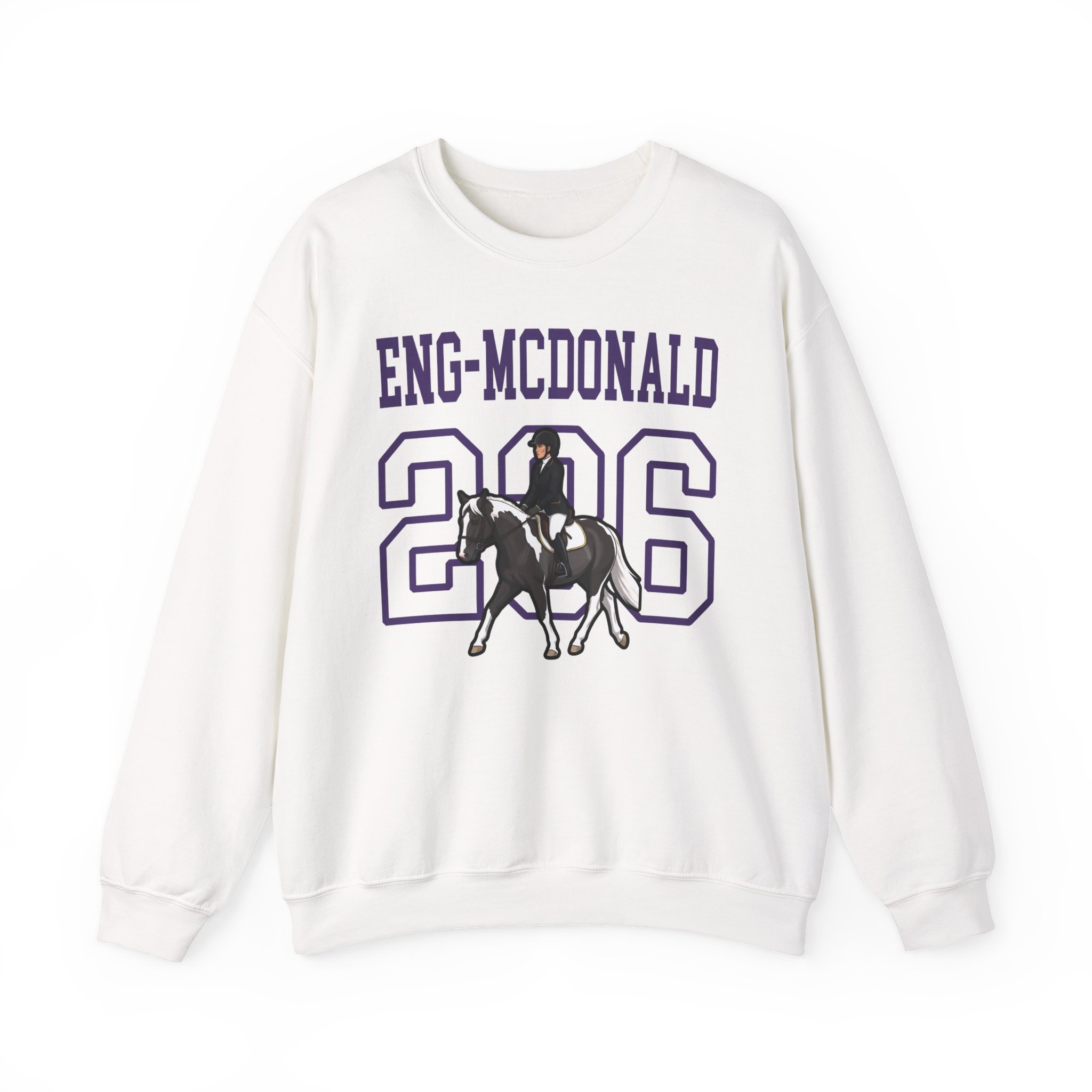 Crewneck Sweatshirt — character_shirsey in White