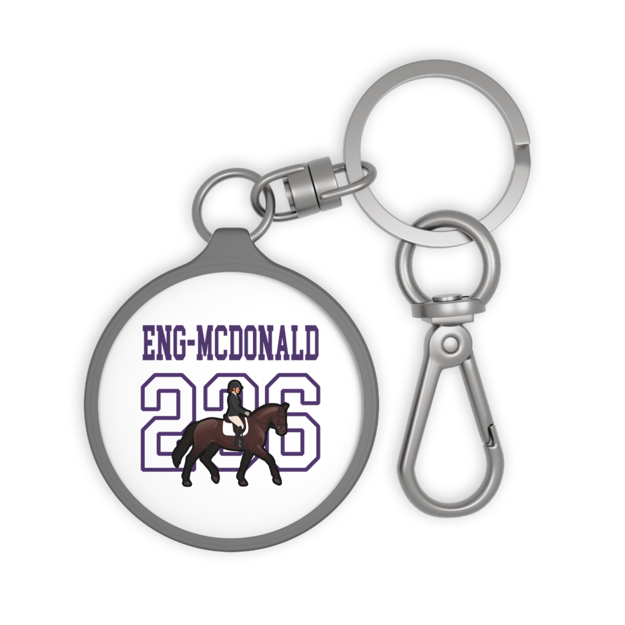 Keychain — character_shirsey in Grey