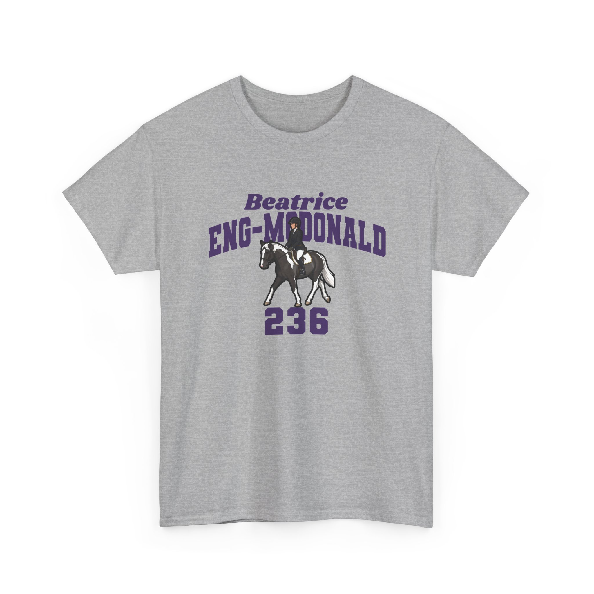 Tee — character_signature_arch in Grey