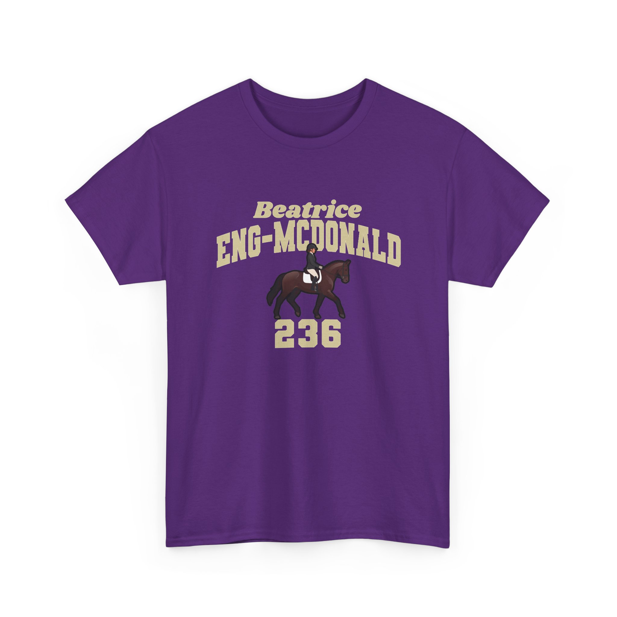 Tee — character_signature_arch in Purple
