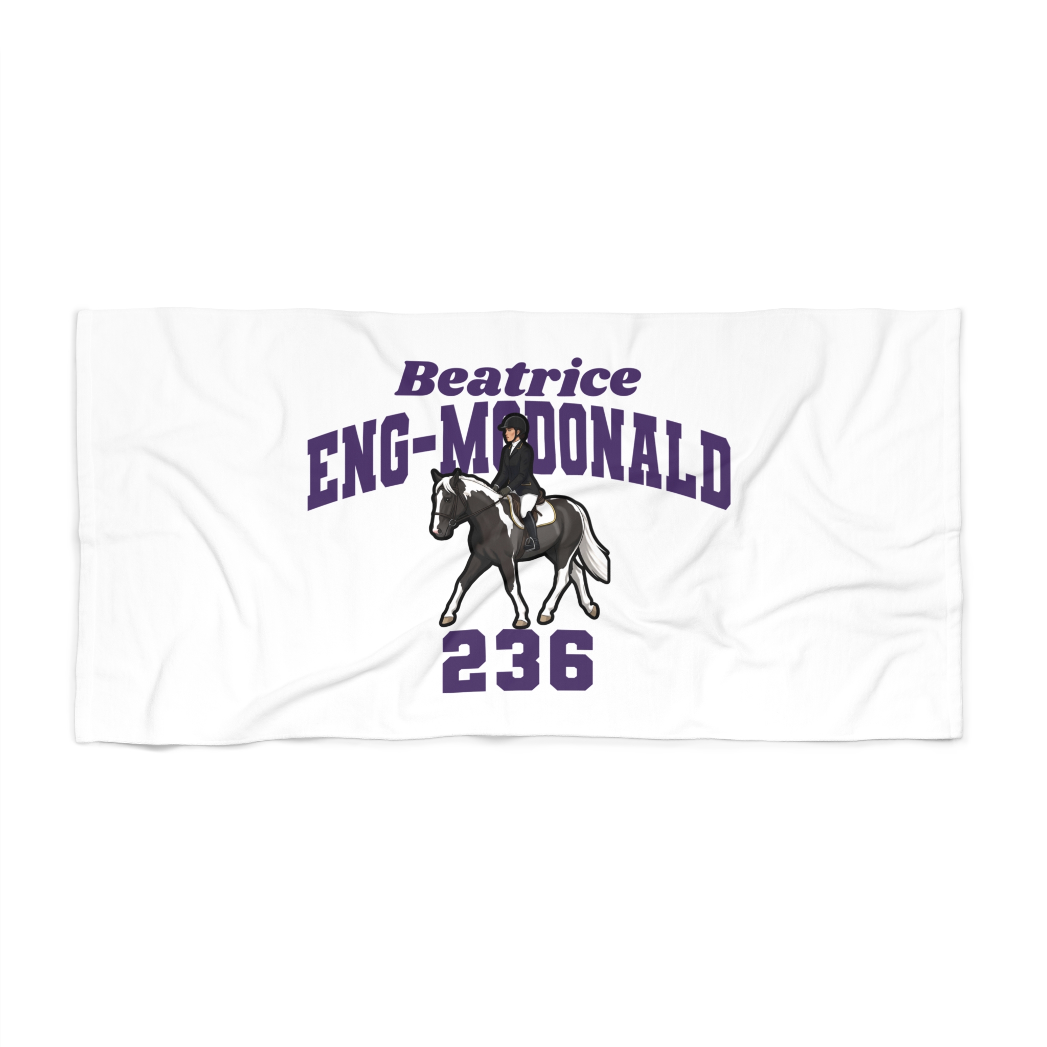 Beach Towel — character_signature_arch in Classic