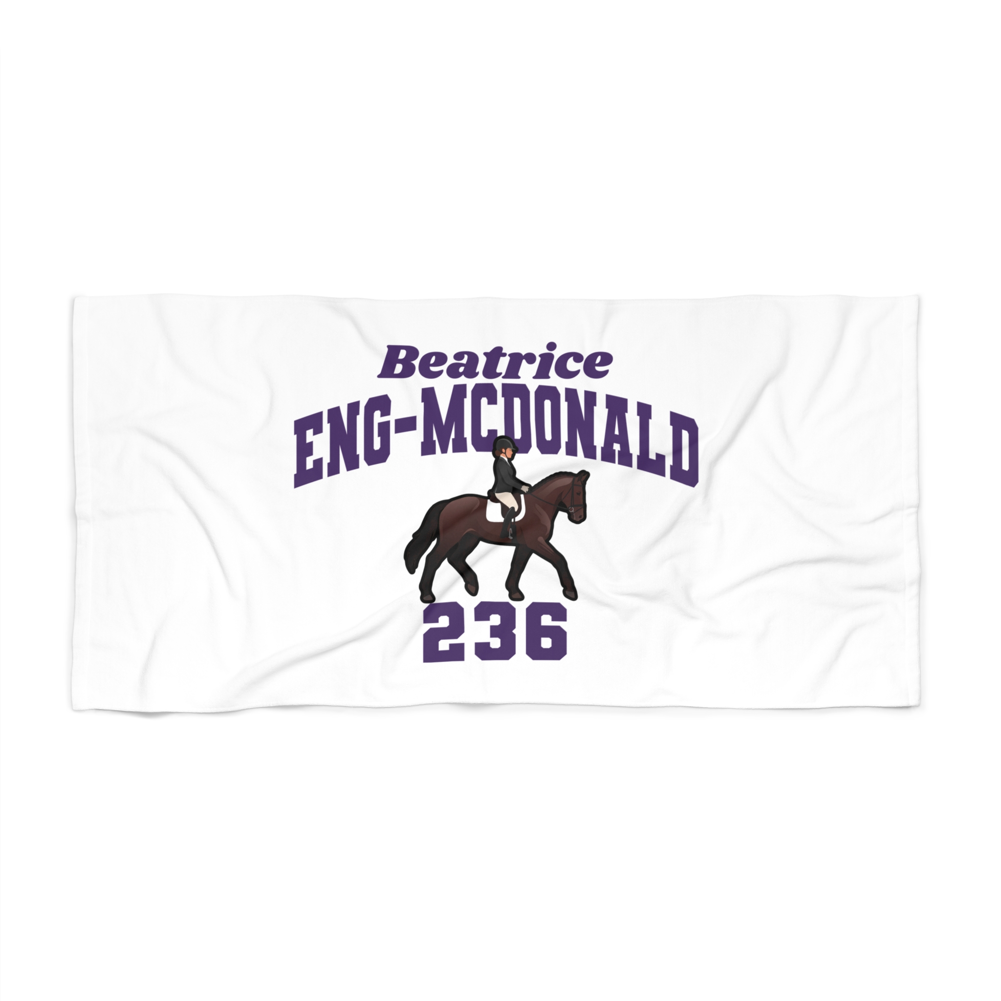 Beach Towel — character_signature_arch in Classic