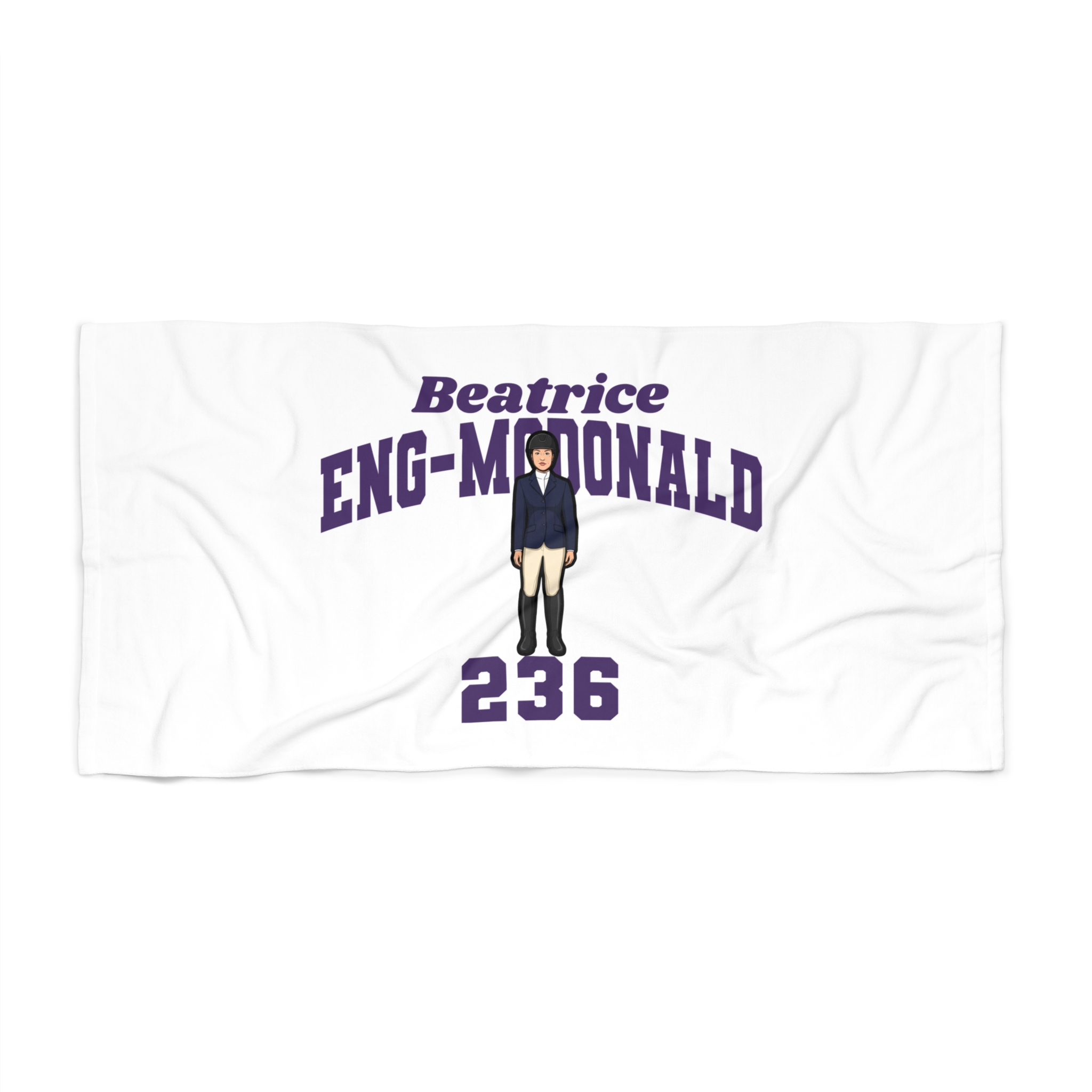 Beach Towel — character_signature_arch in Classic