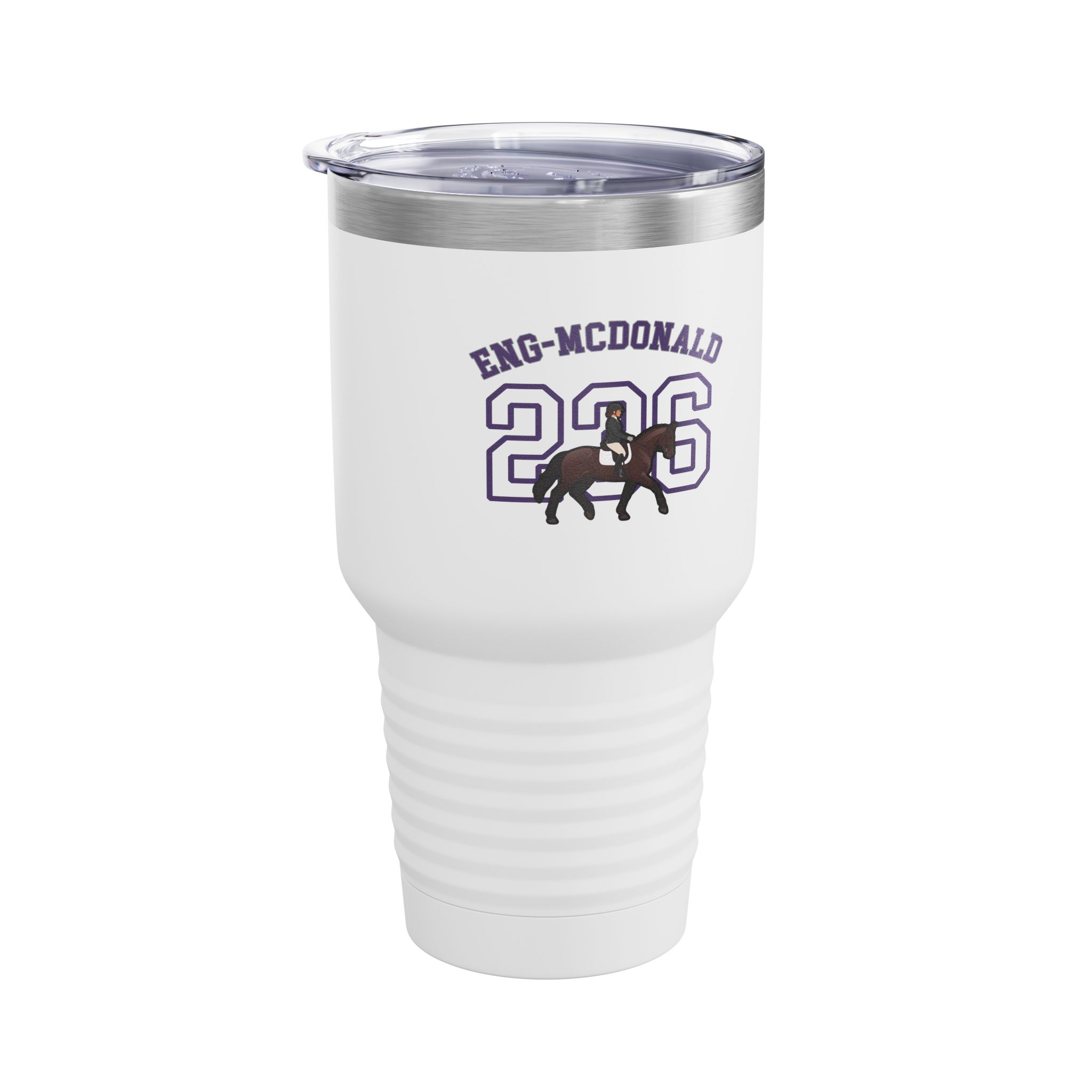 30oz Tumbler — character_shirsey_arch in White
