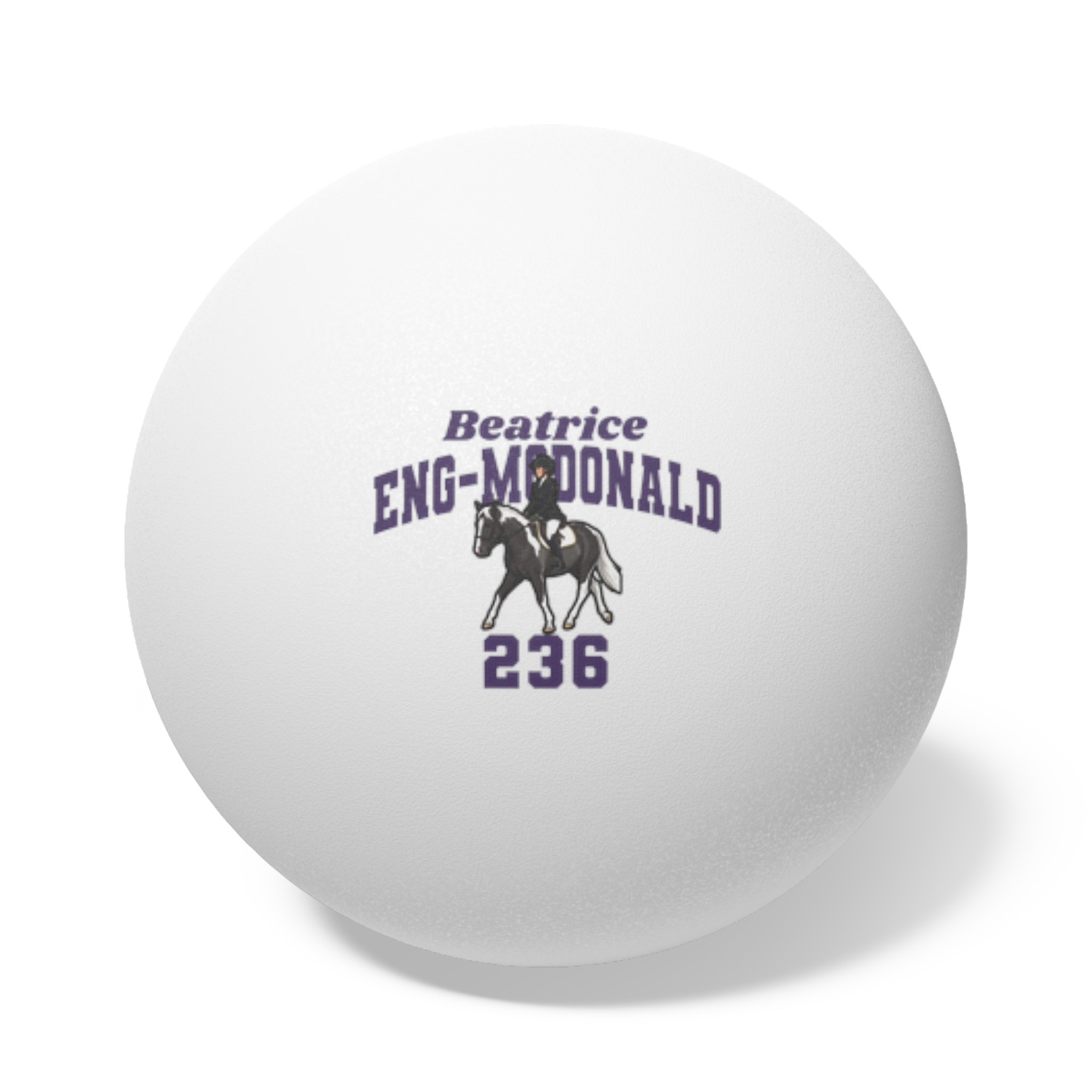 Ping Pong Balls, 6 pcs — character_signature_arch in White