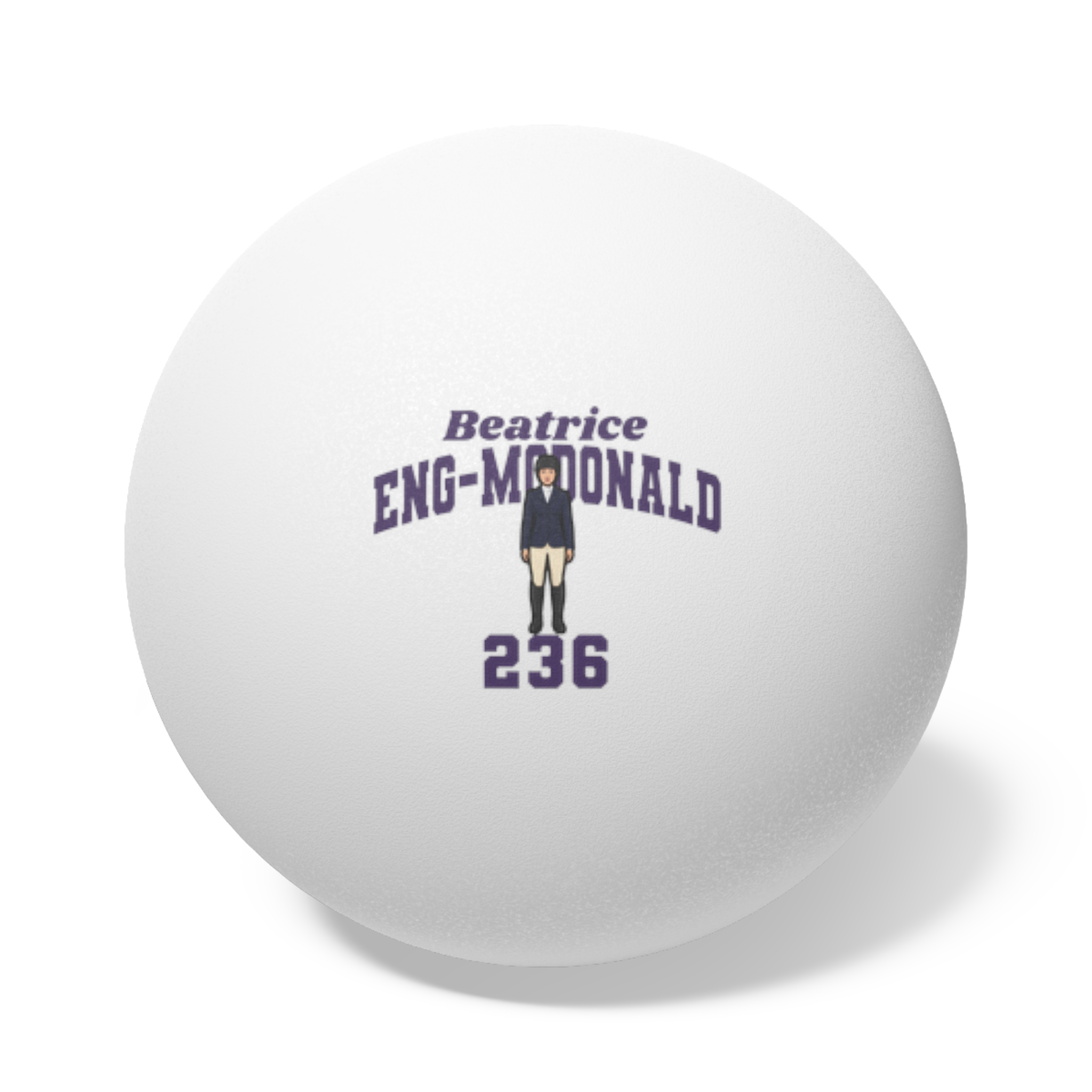 Ping Pong Balls, 6 pcs — character_signature_arch in White