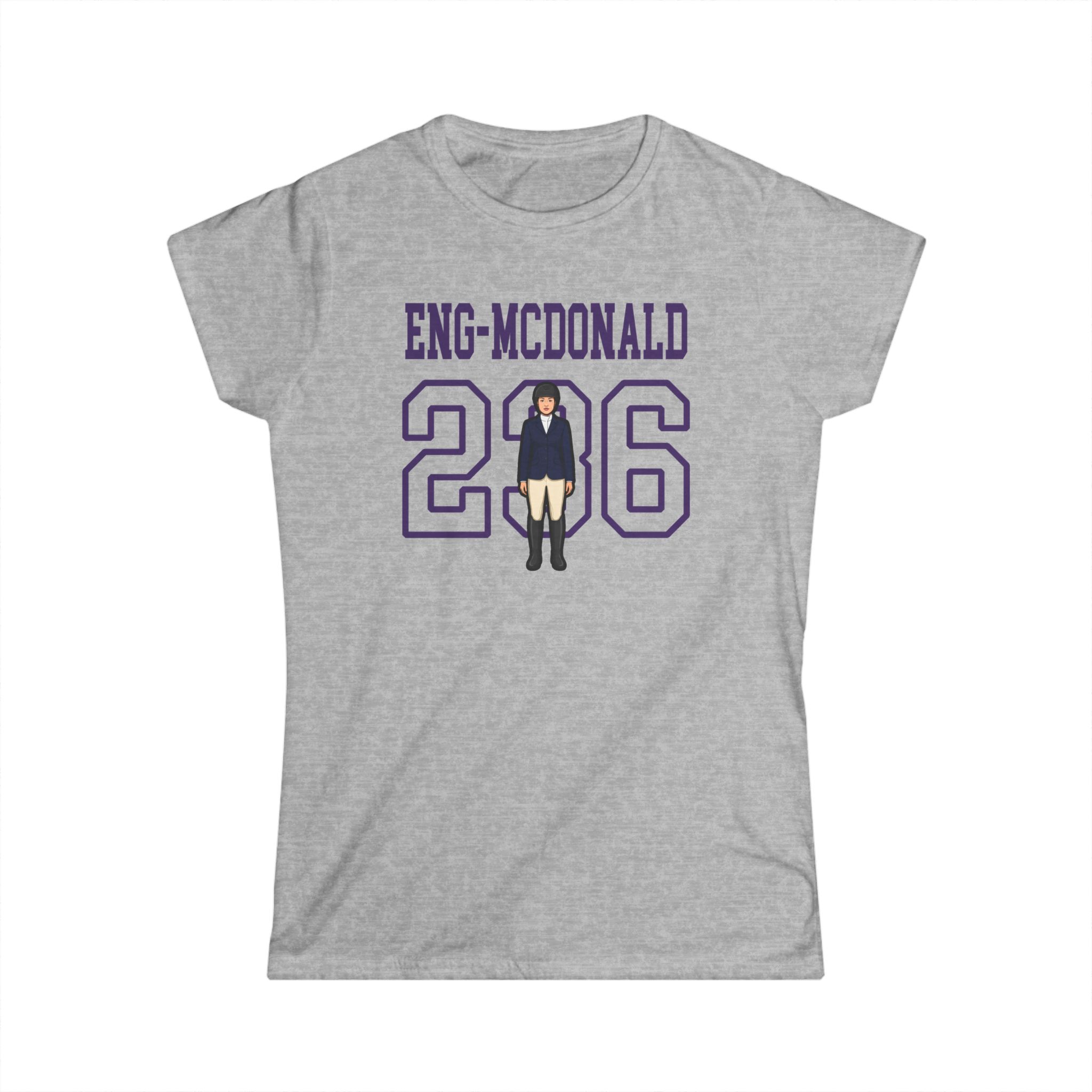 Women's Softstyle Tee — character_shirsey in Grey