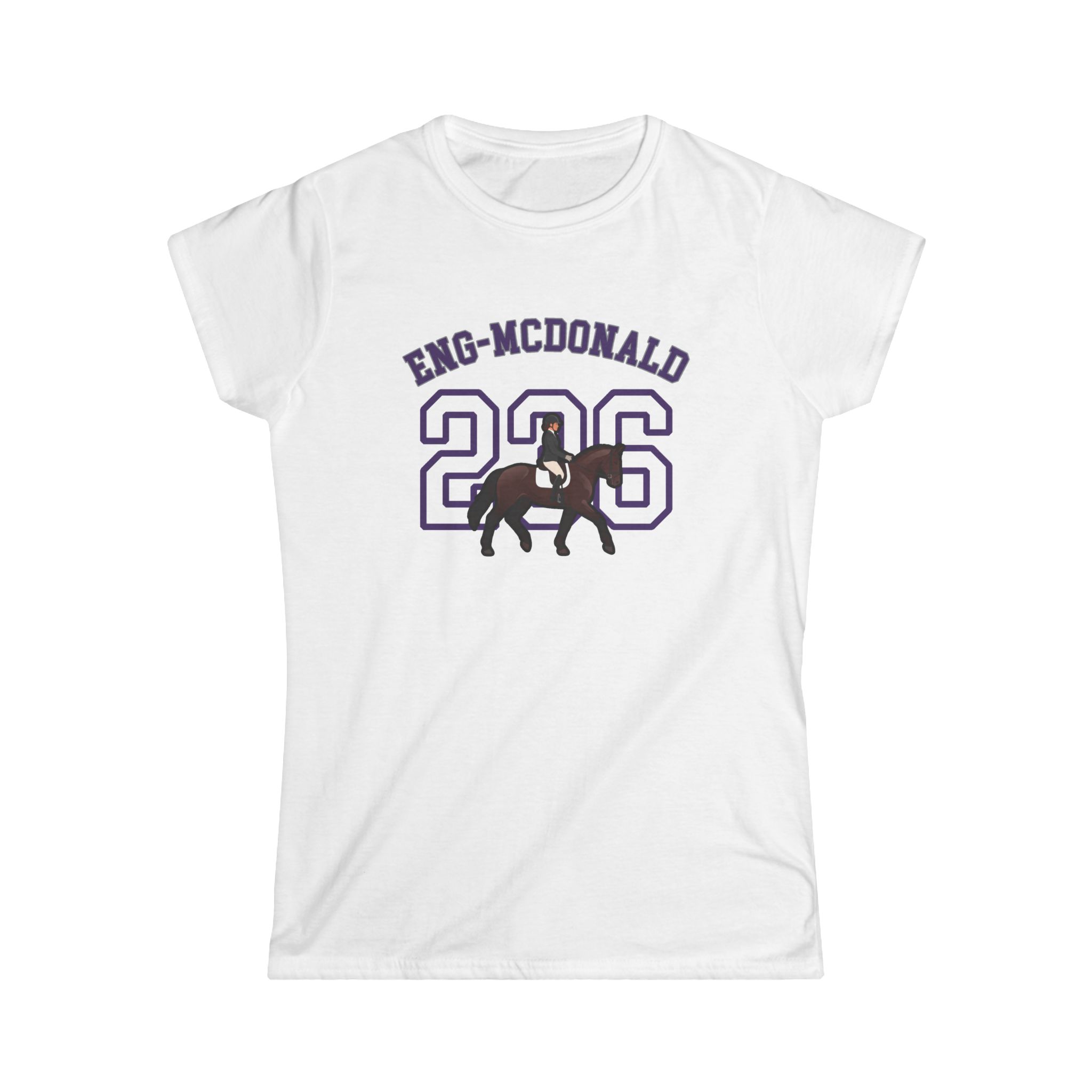 Women's Softstyle Tee — character_shirsey_arch in White