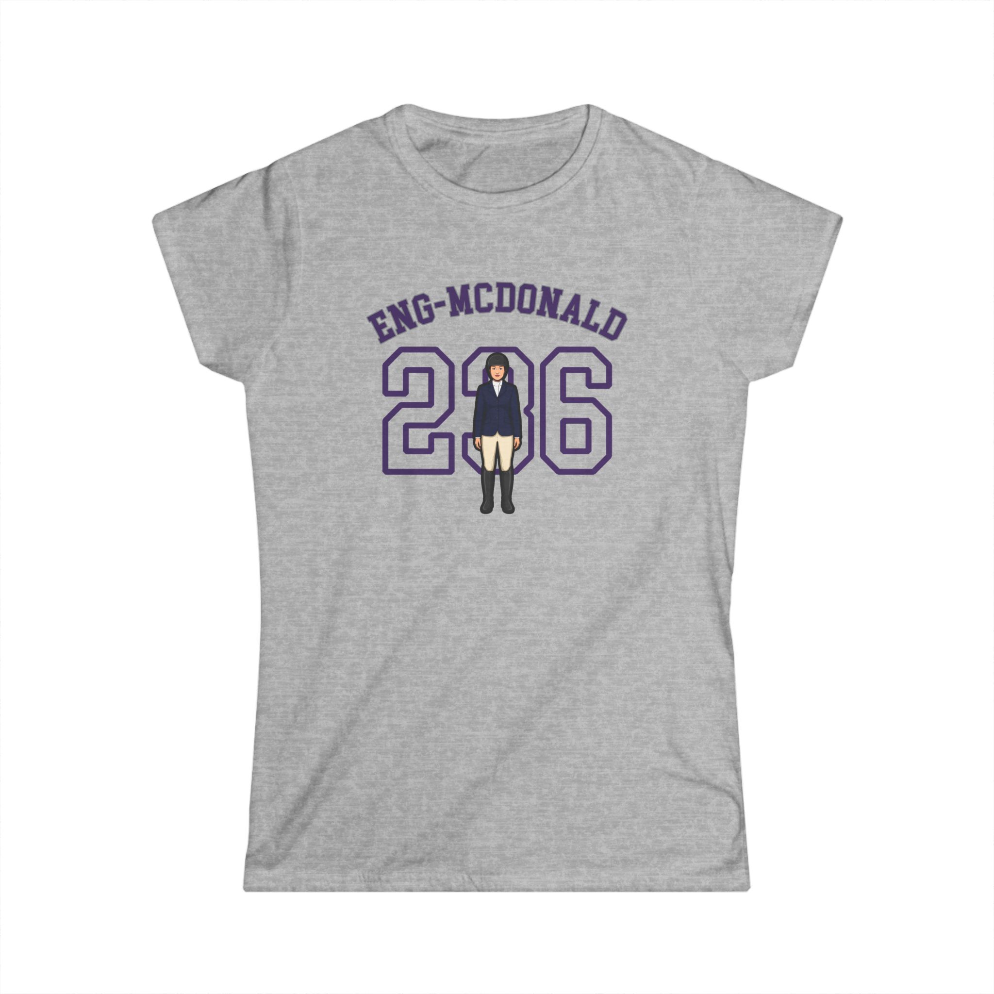 Women's Softstyle Tee — character_shirsey_arch in Grey