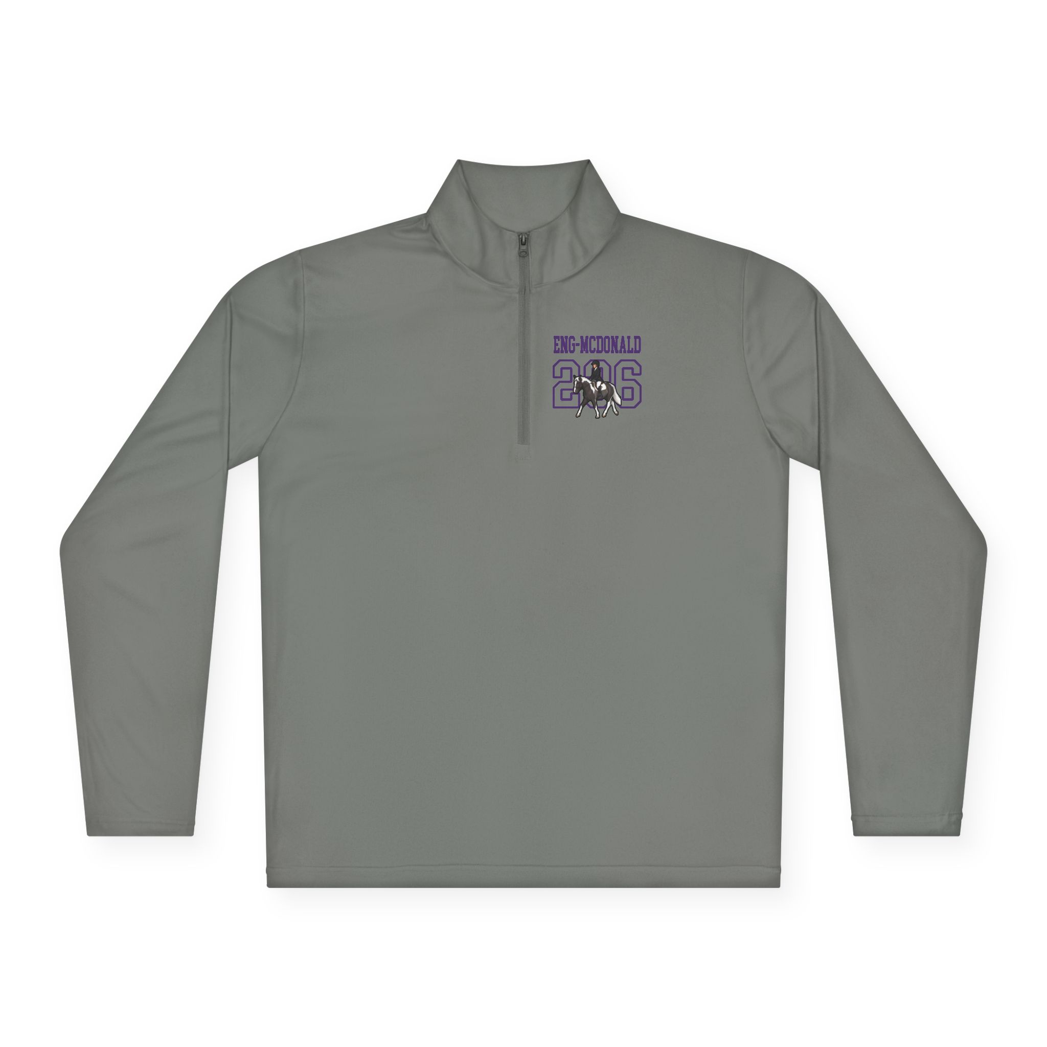 Q-Zip Pullover — character_shirsey in Grey