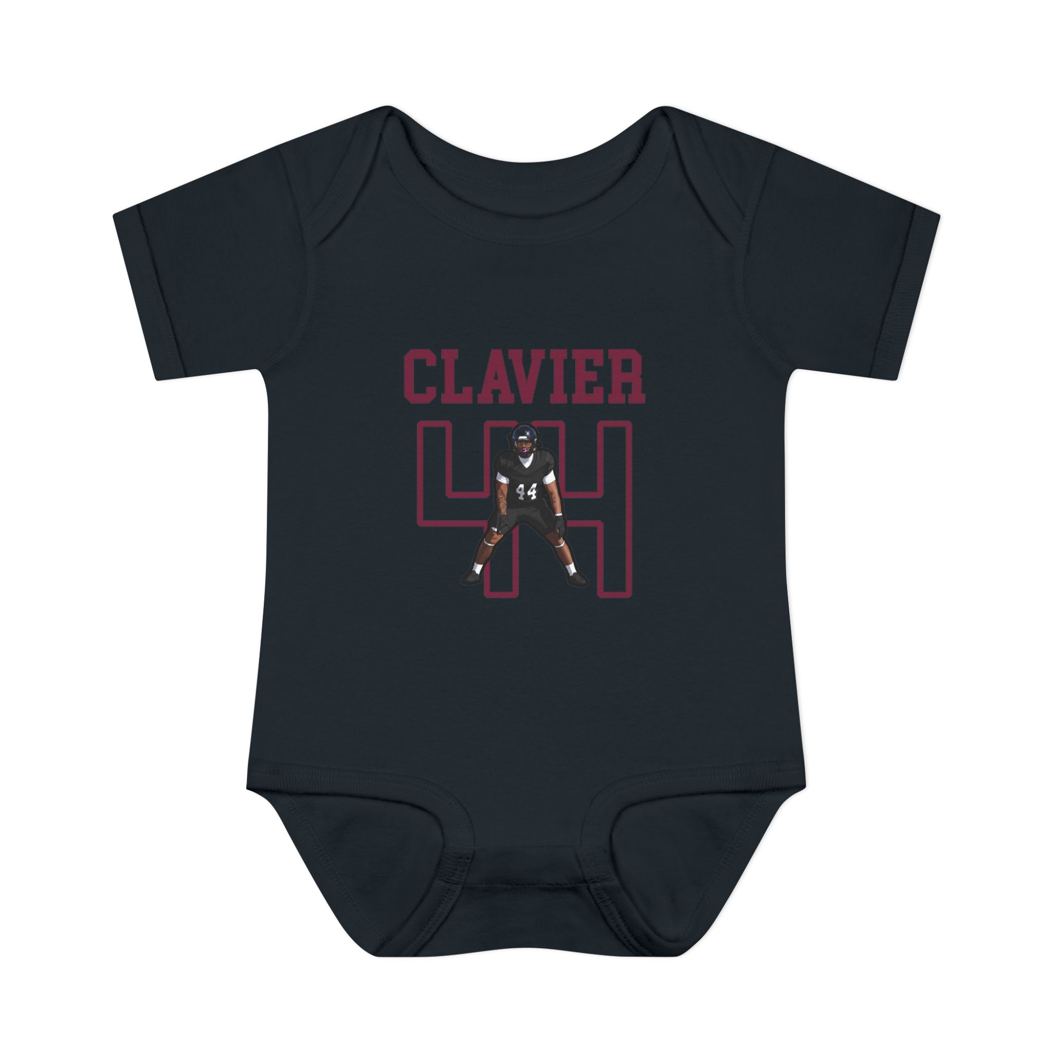 Baby Onesie — character_shirsey in Black