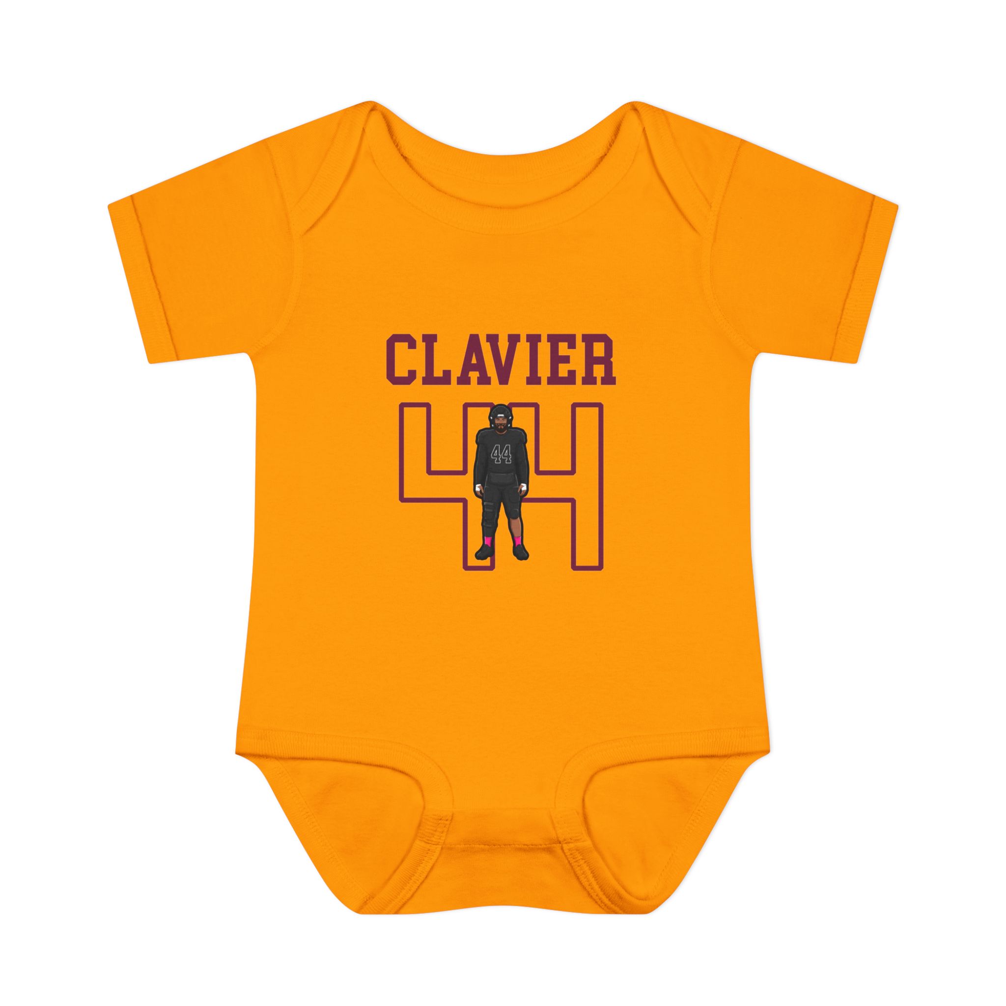 Baby Onesie — character_shirsey in Gold