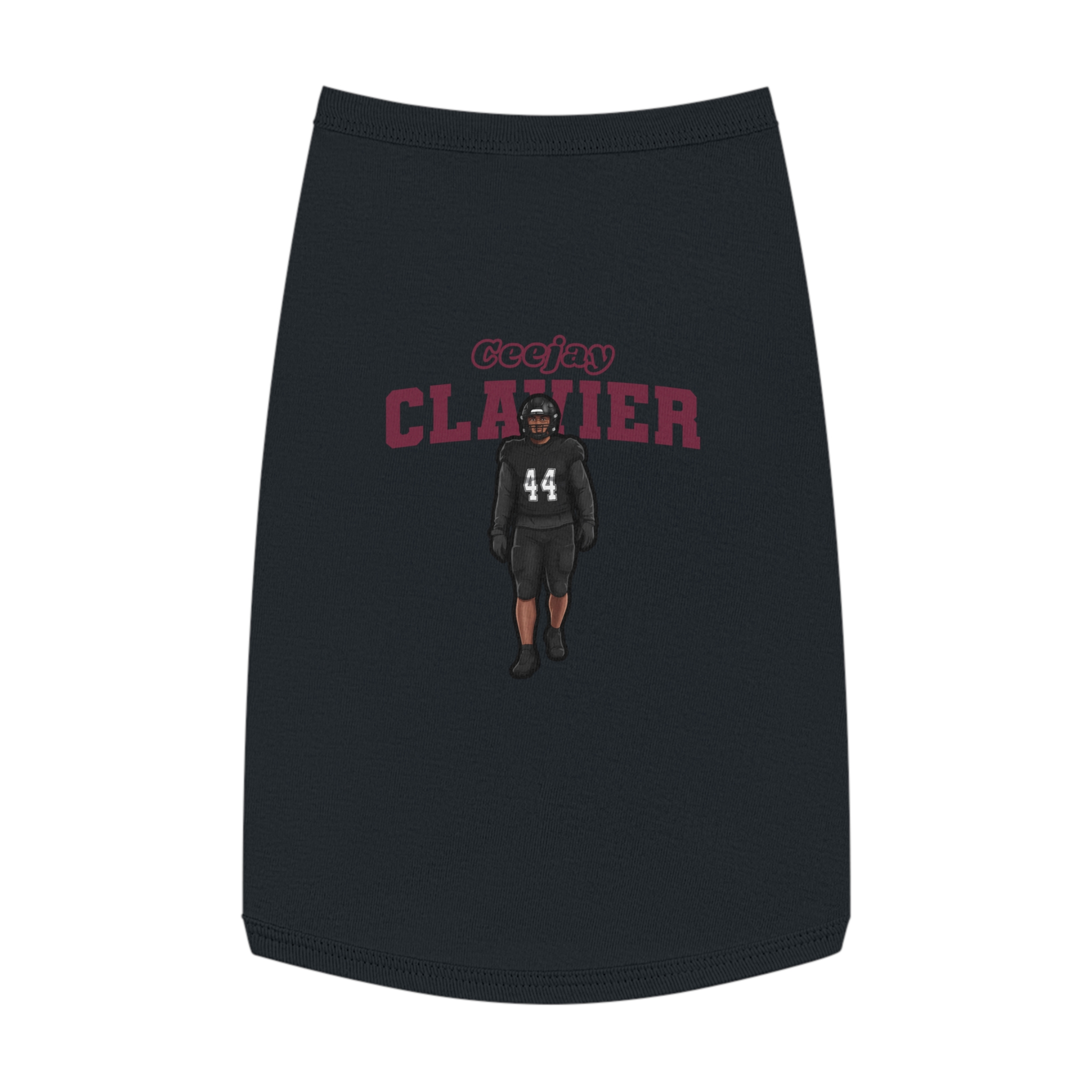 Pet Tank Top — character_name_arch in White