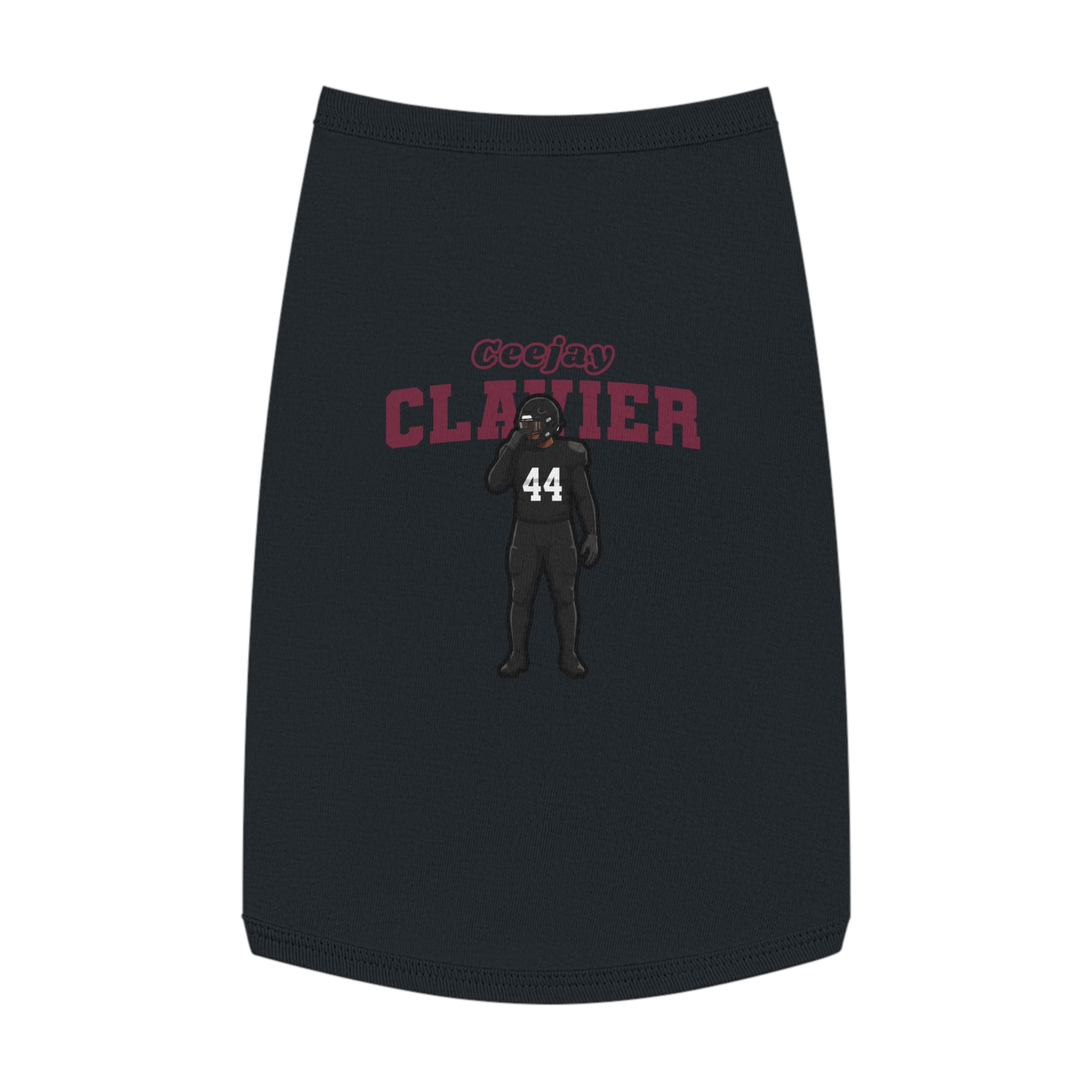 Pet Tank Top — character_name_arch in Black