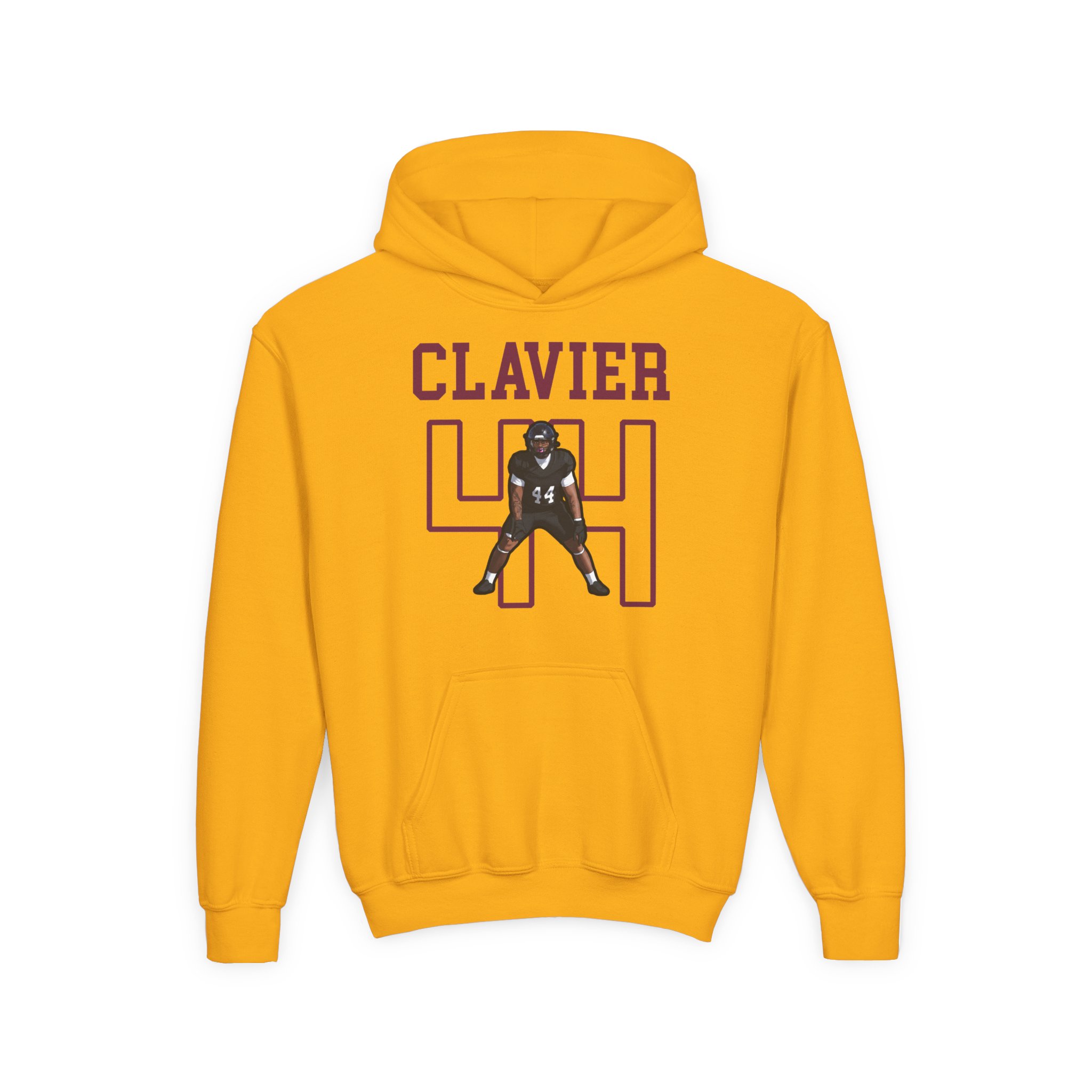Youth Hoodie — character_shirsey in Gold