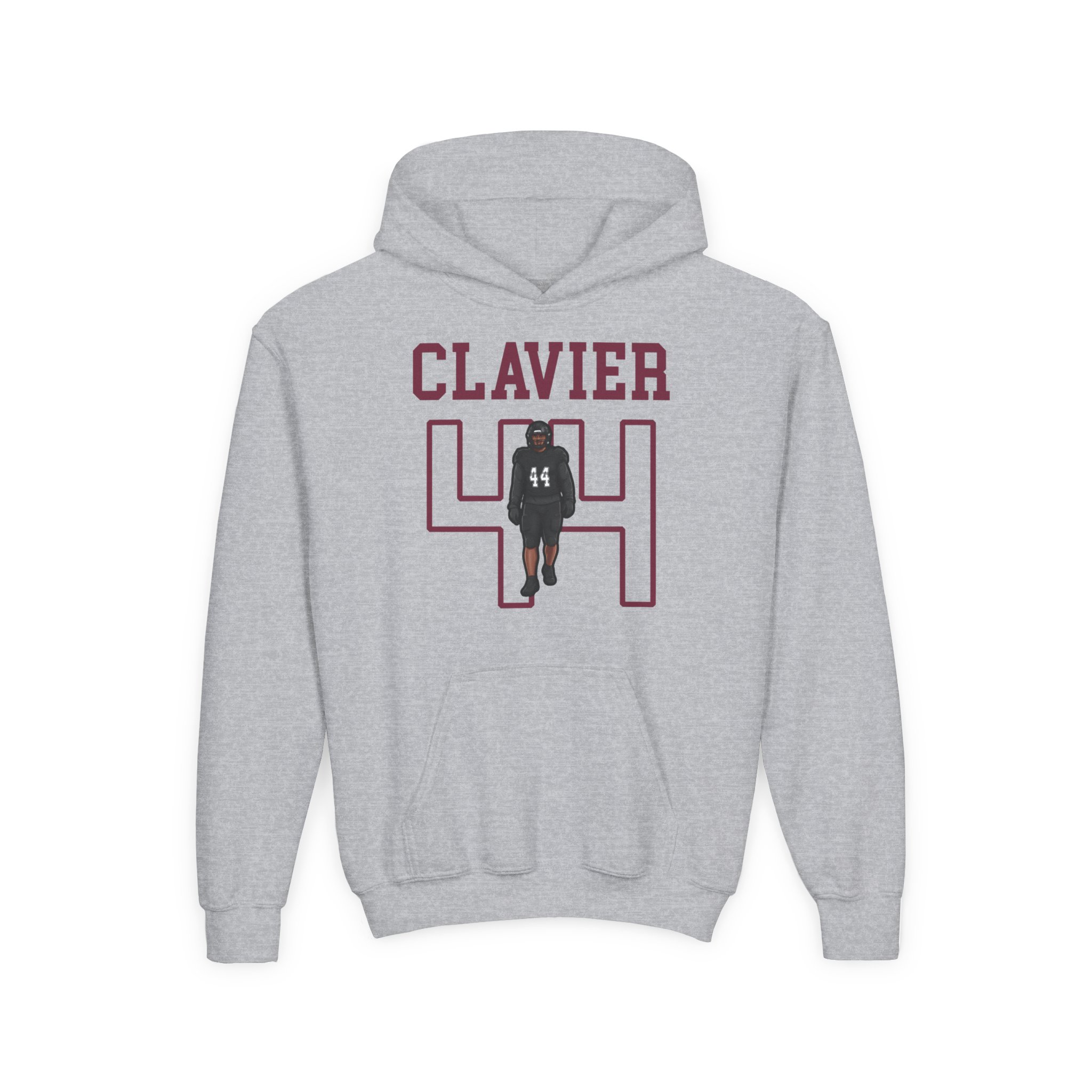 Youth Hoodie — character_shirsey in Grey