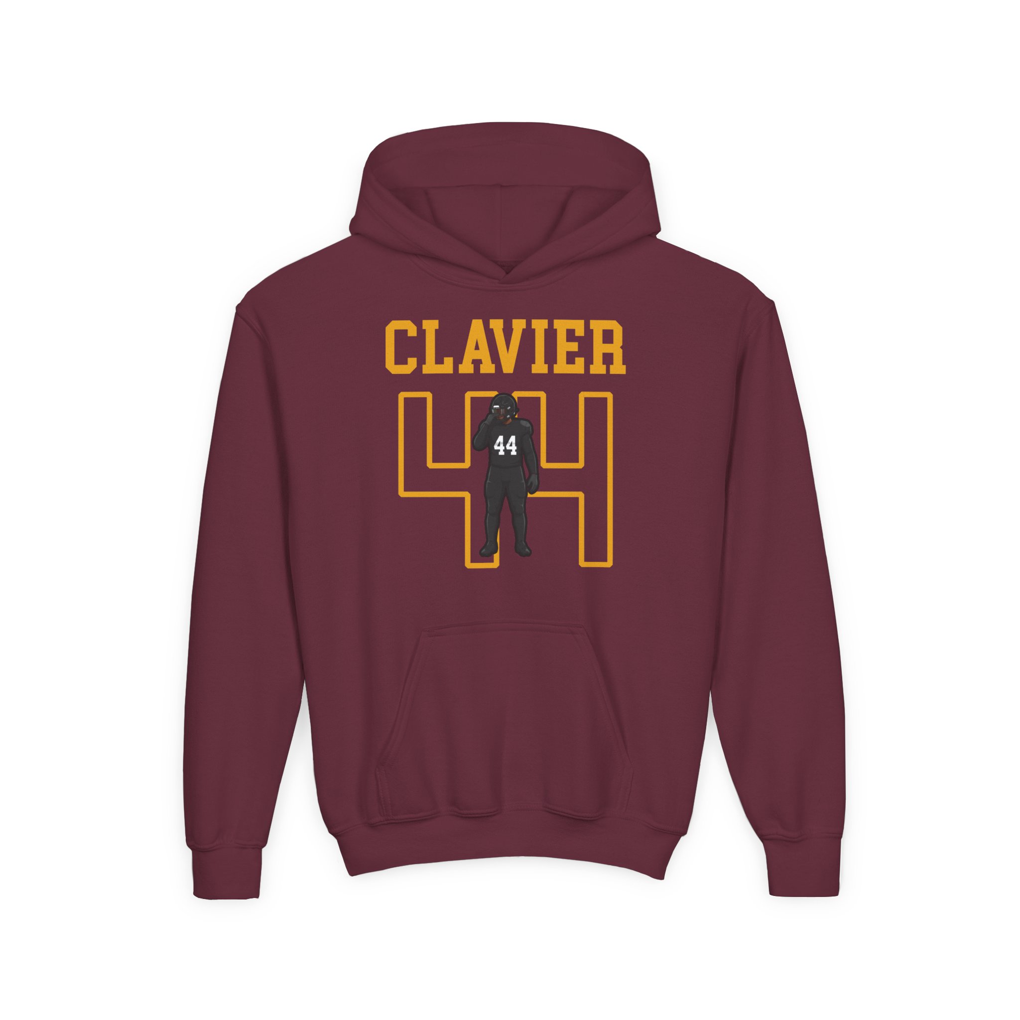 Youth Hoodie — character_shirsey in Maroon