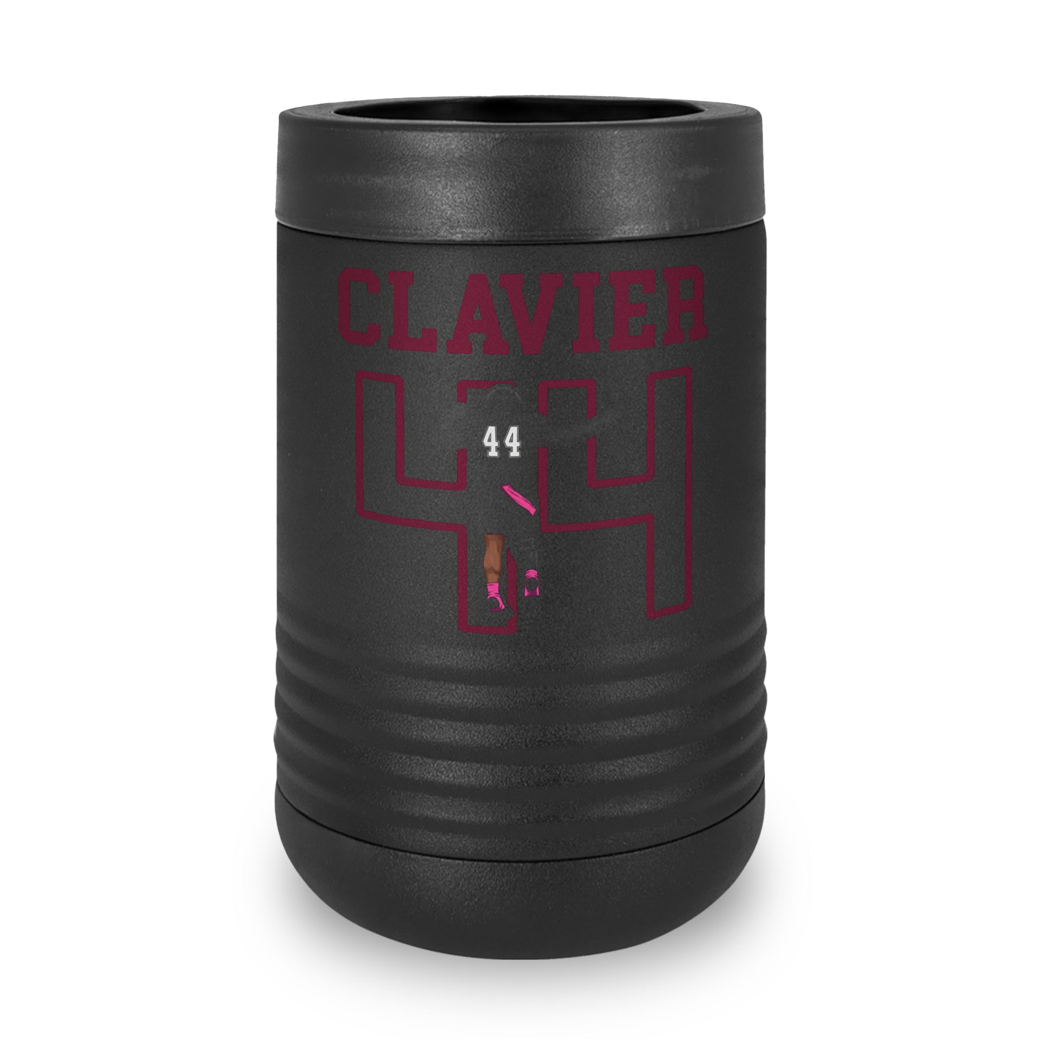 Stainless Can Cooler — character_shirsey in Black