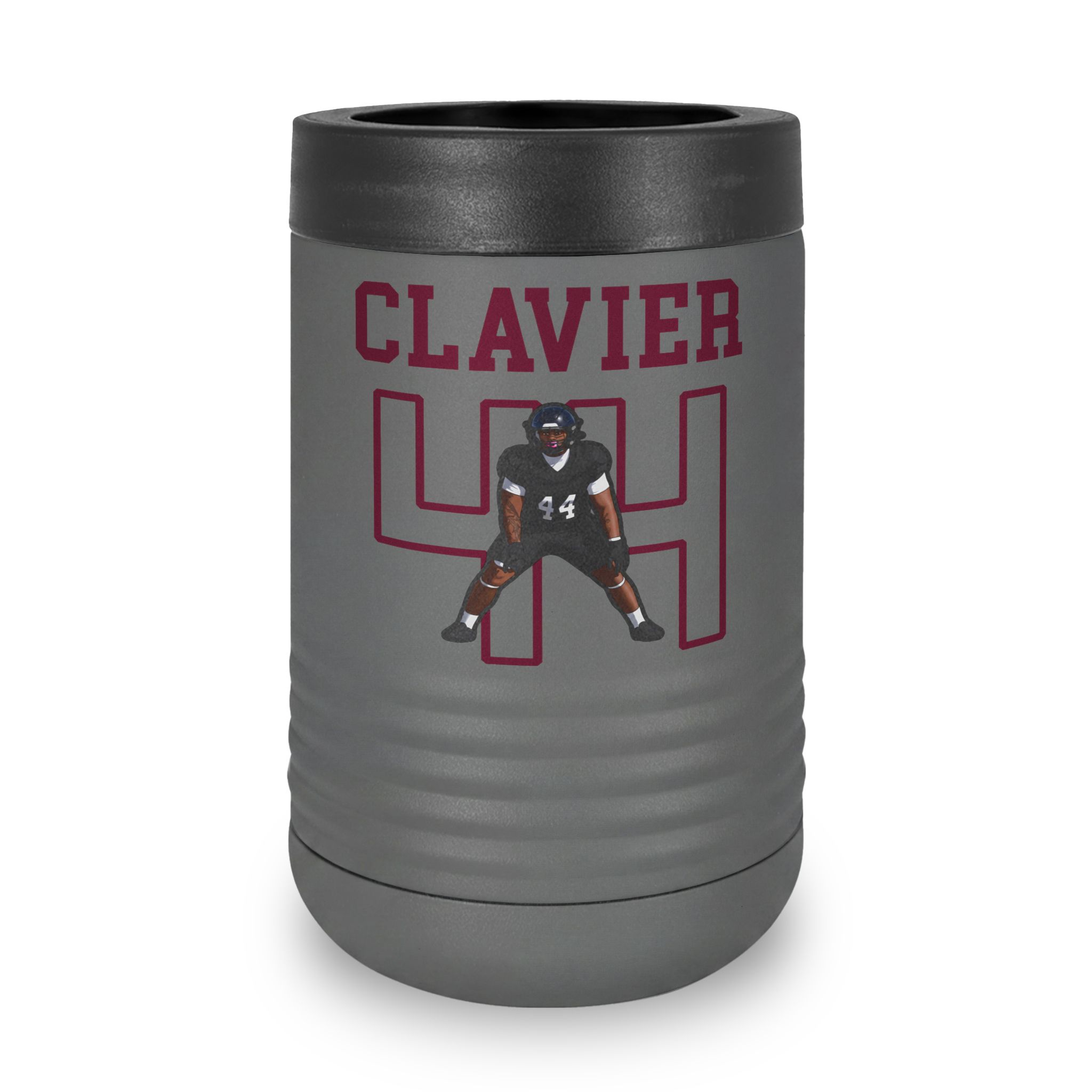 Stainless Can Cooler — character_shirsey in Grey