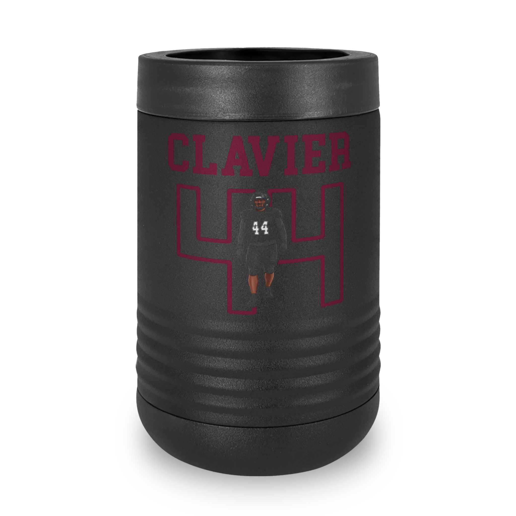 Stainless Can Cooler — character_shirsey in Black