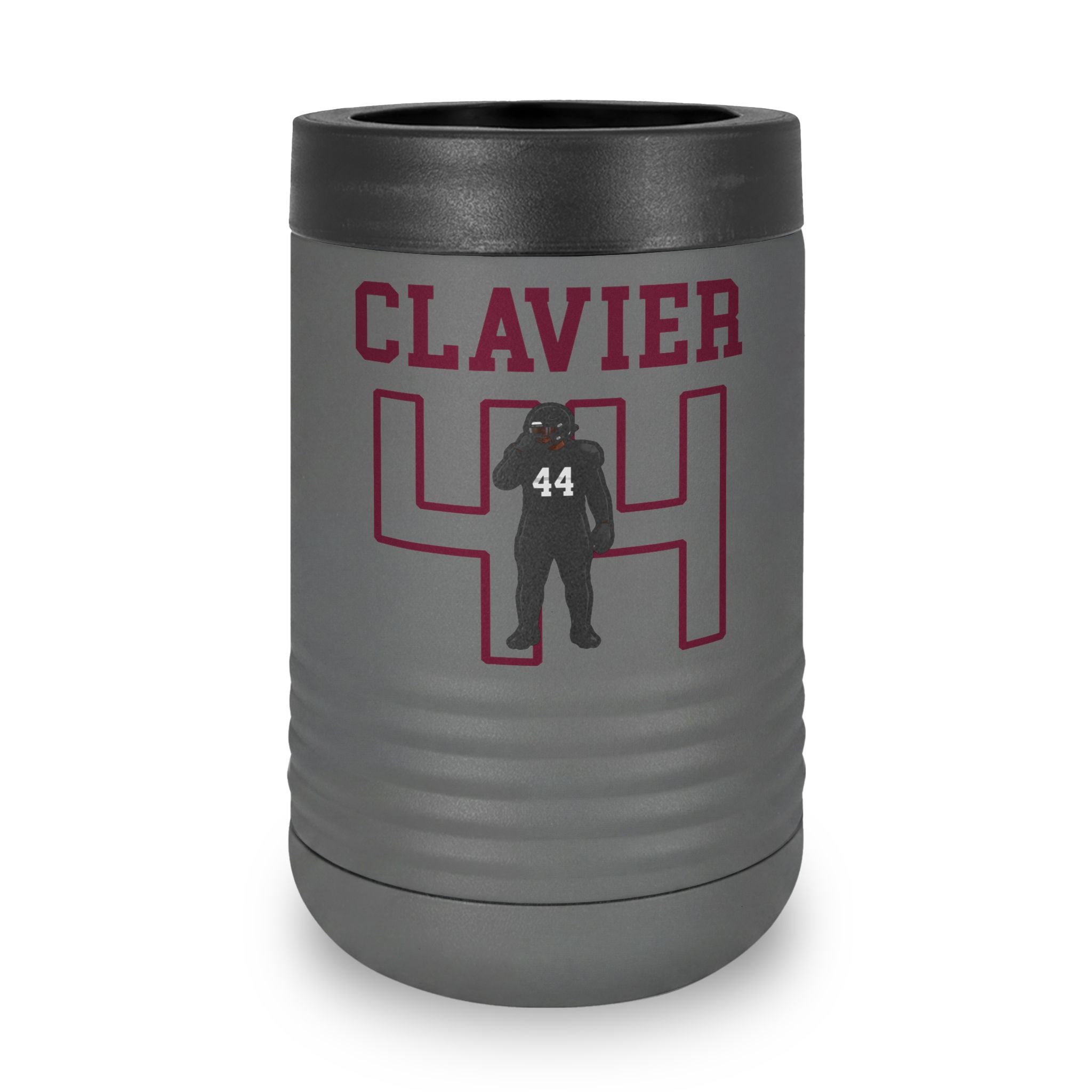 Stainless Can Cooler — character_shirsey in Grey
