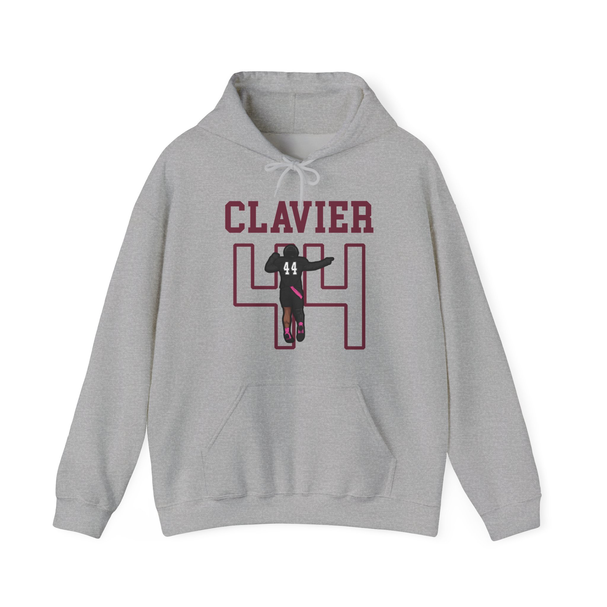 Hoodie — character_shirsey in Grey